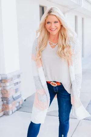Lie To Me Colorblock Cardigan
