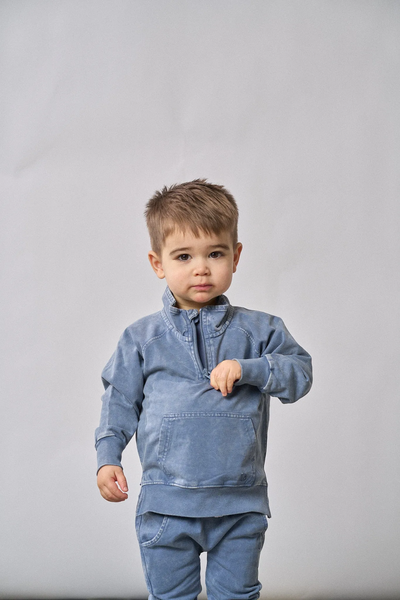 Little Bipsy Quarter Zip Hoodie