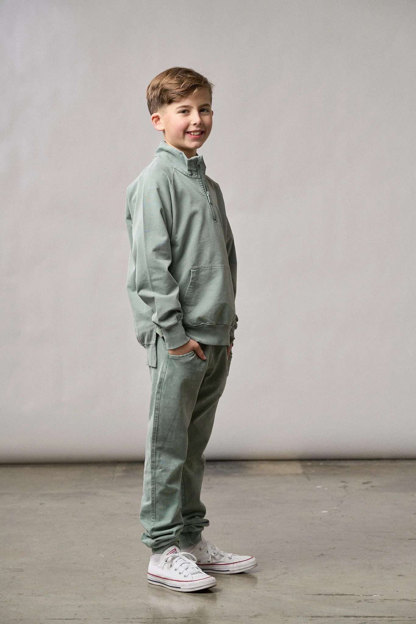 Little Bipsy Quarter Zip Hoodie