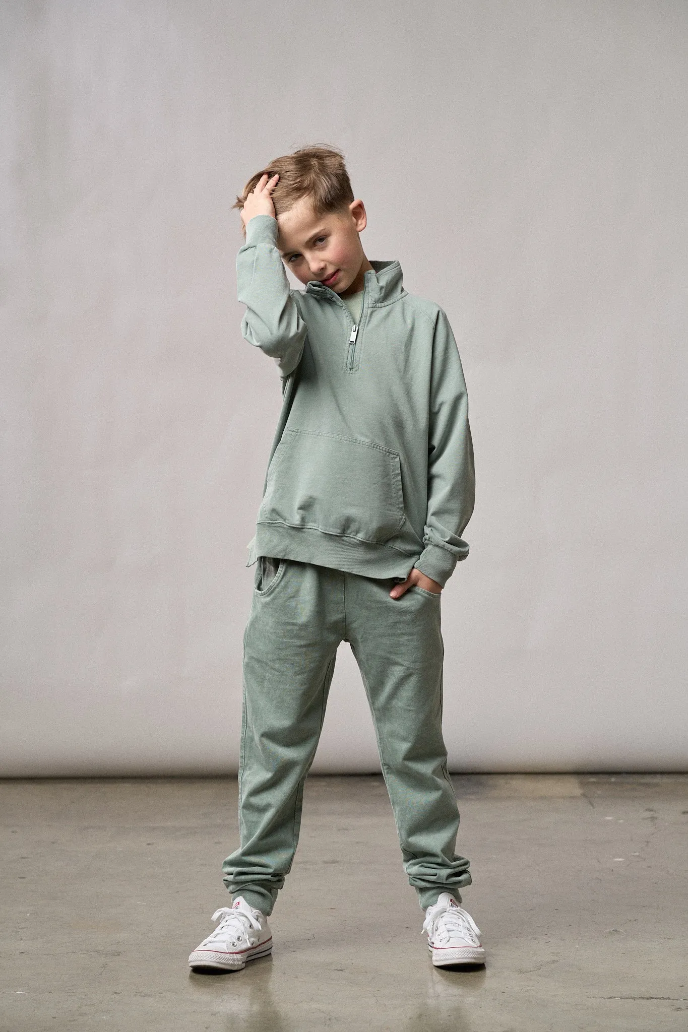 Little Bipsy Quarter Zip Hoodie