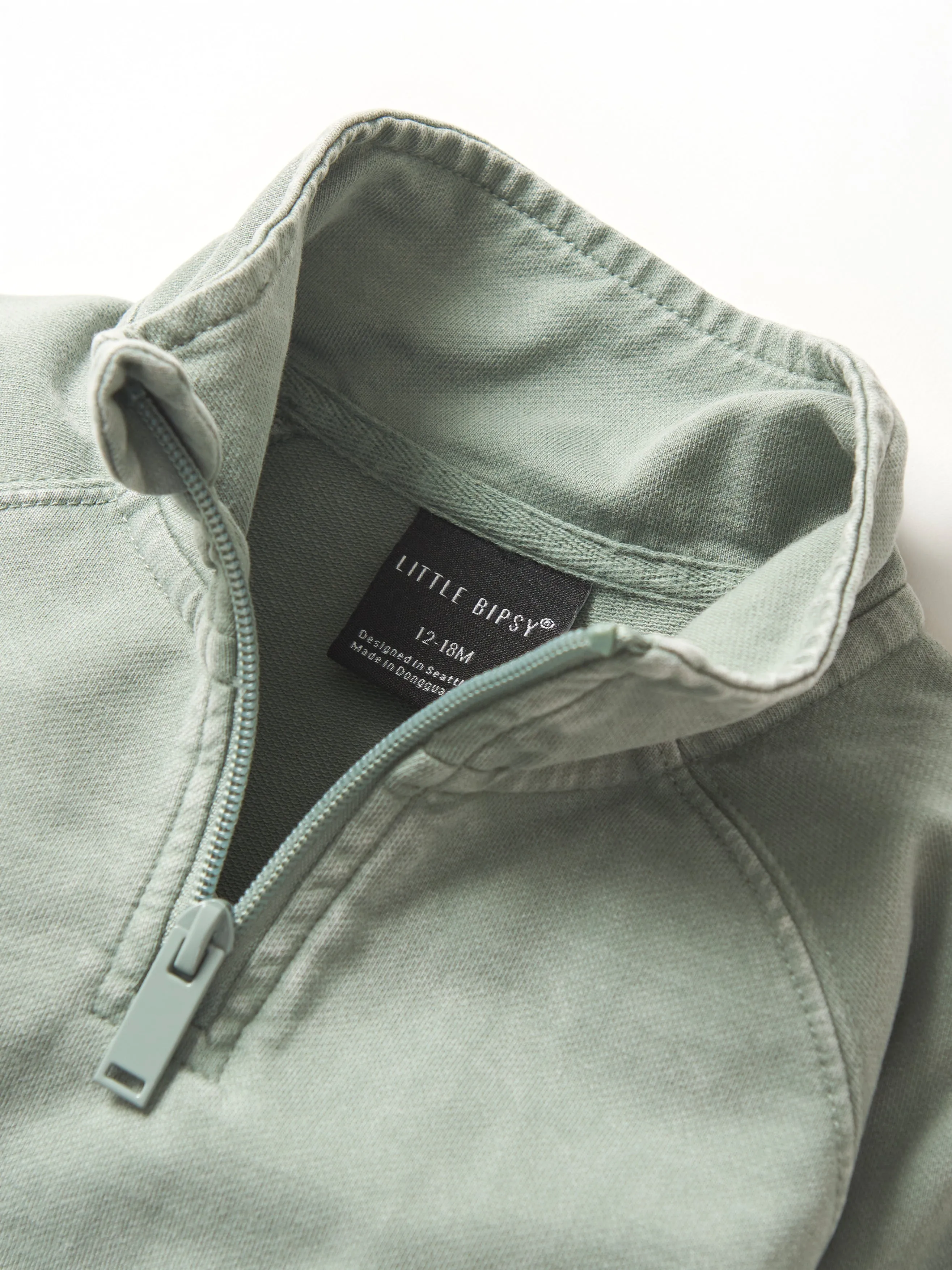 Little Bipsy Quarter Zip Hoodie
