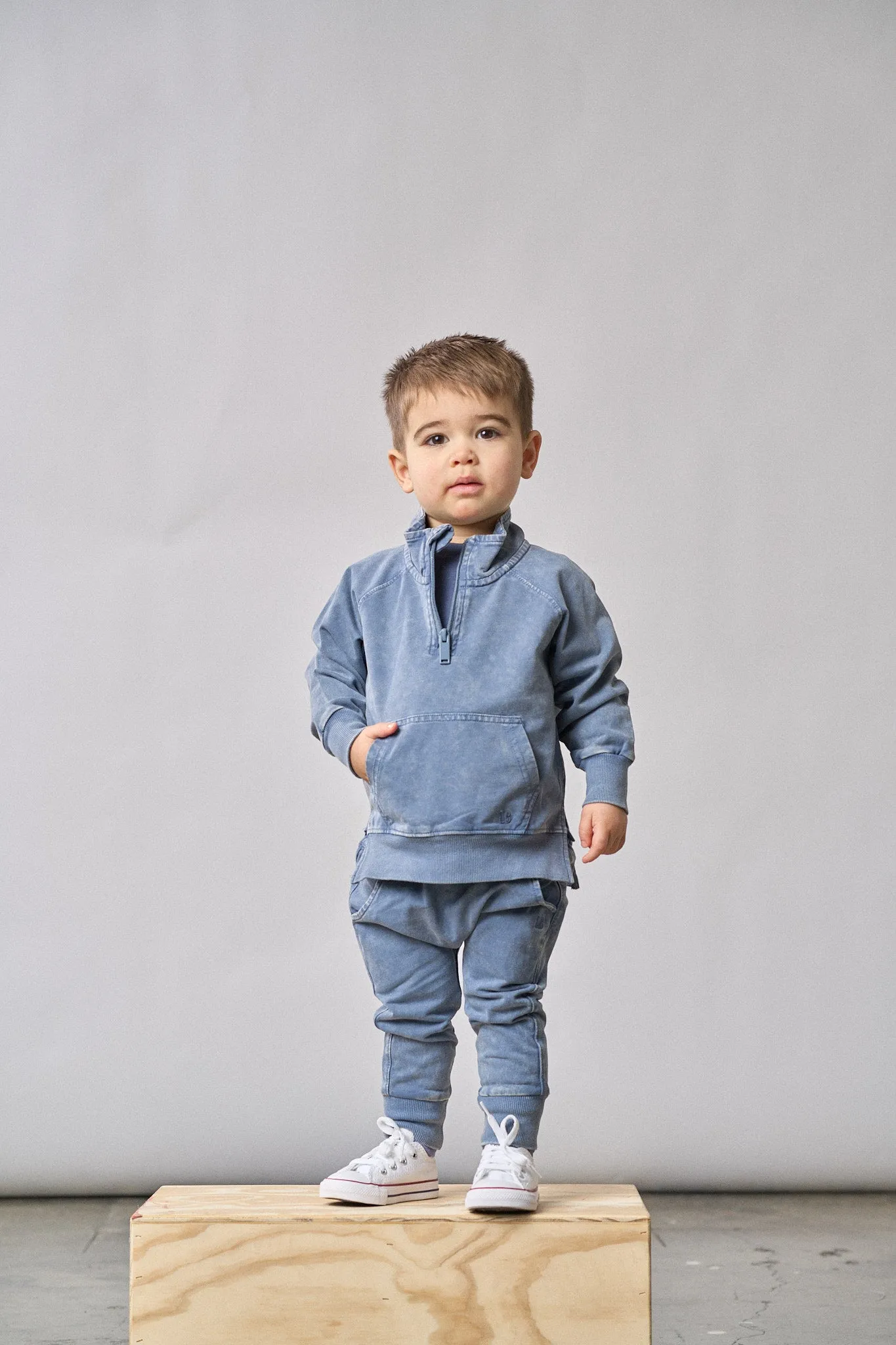 Little Bipsy Quarter Zip Hoodie