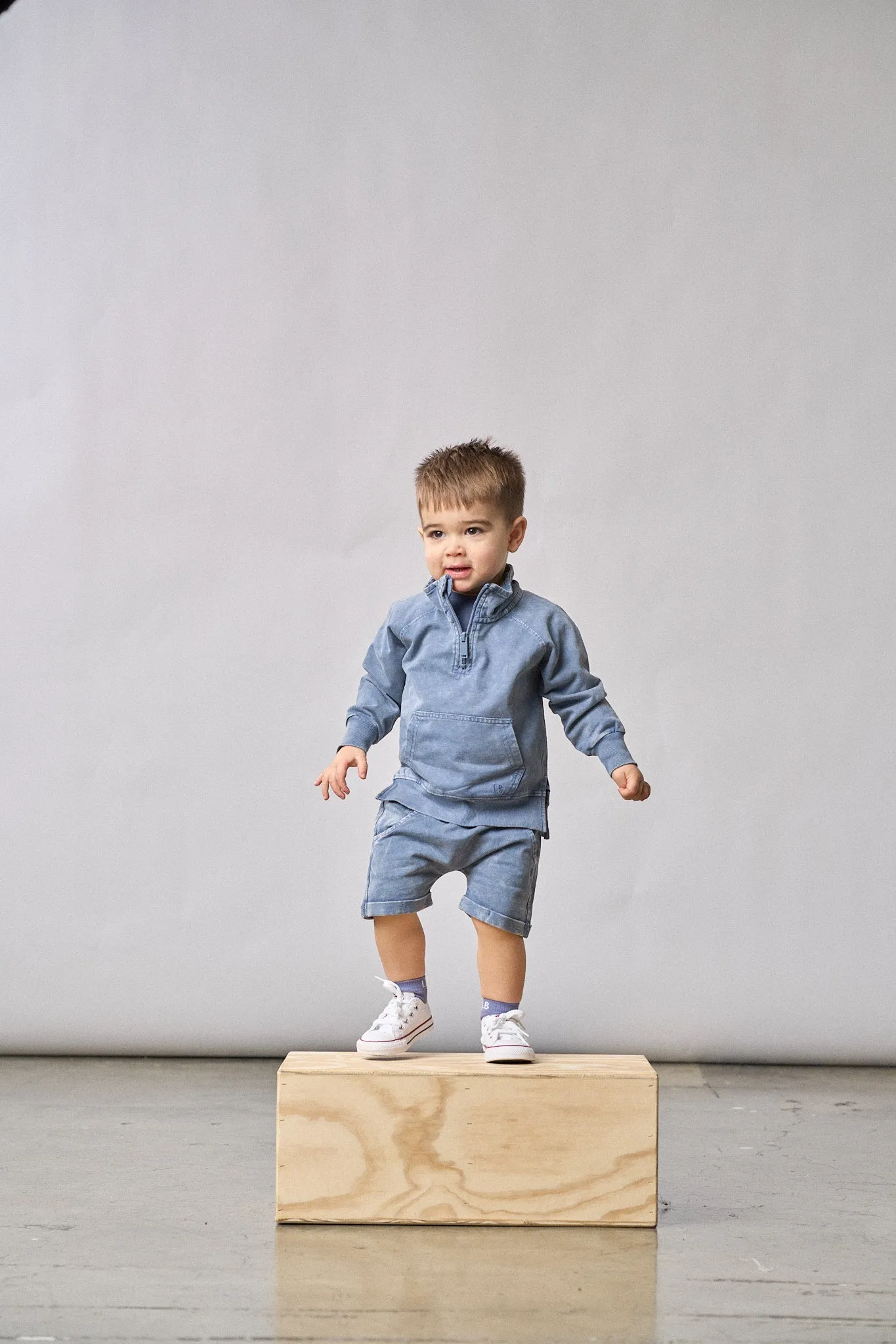 Little Bipsy Quarter Zip Hoodie
