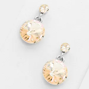 Little Girls Peach Dangle Earrings | 292755