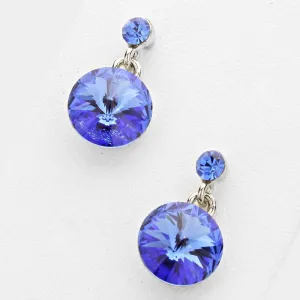 Little Girls Sapphire Dangle Earrings | 120704