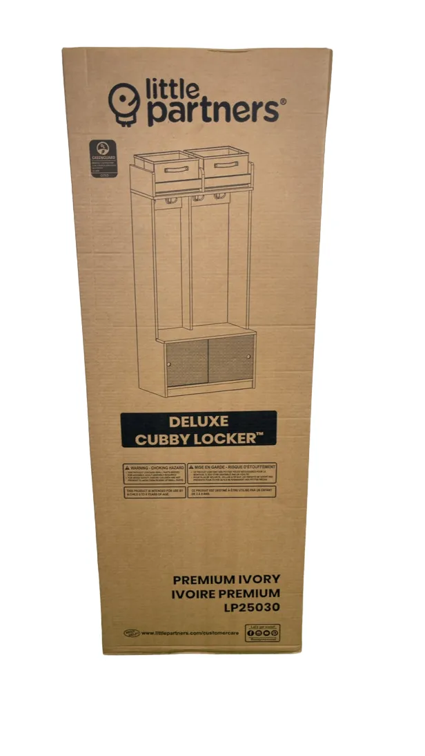 Little Partners Learn 'N Store Deluxe Cubby, Premium Ivory