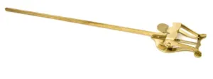 Long straight stem lyre - lacquered