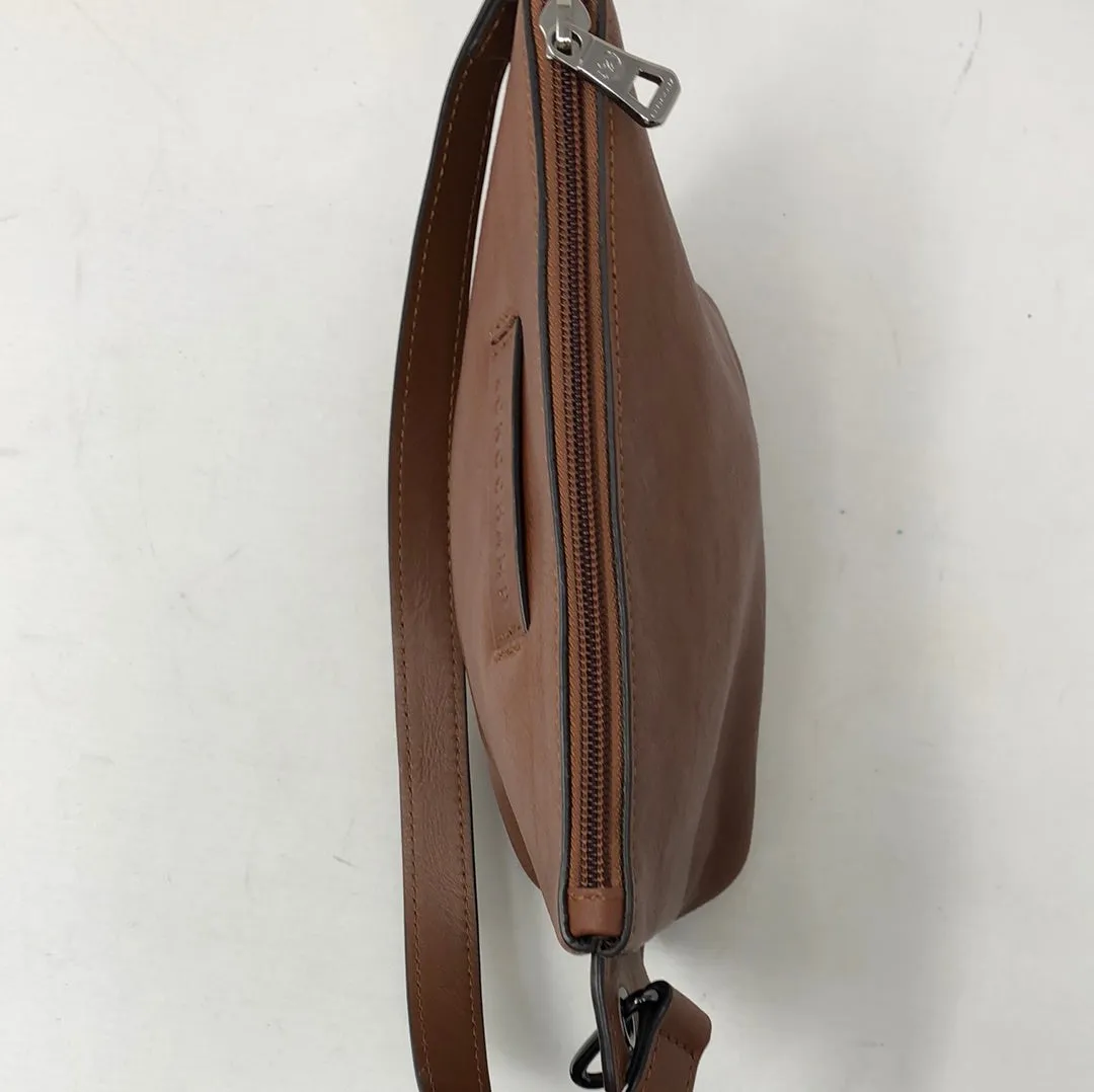 Longchamp Brown leather top handle bag