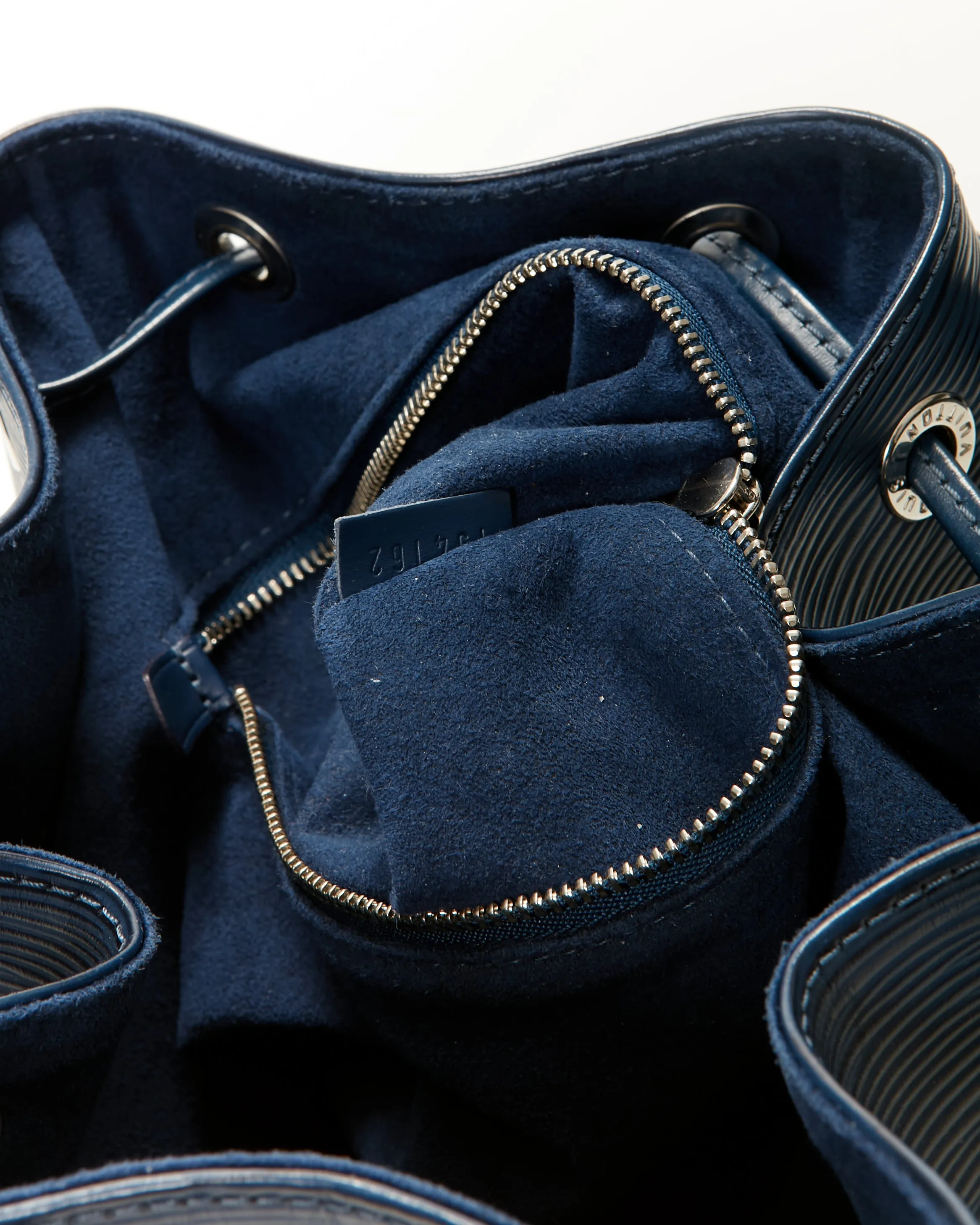 Louis Vuitton Blue Indigo Petit Epi Noe Bucket Bag