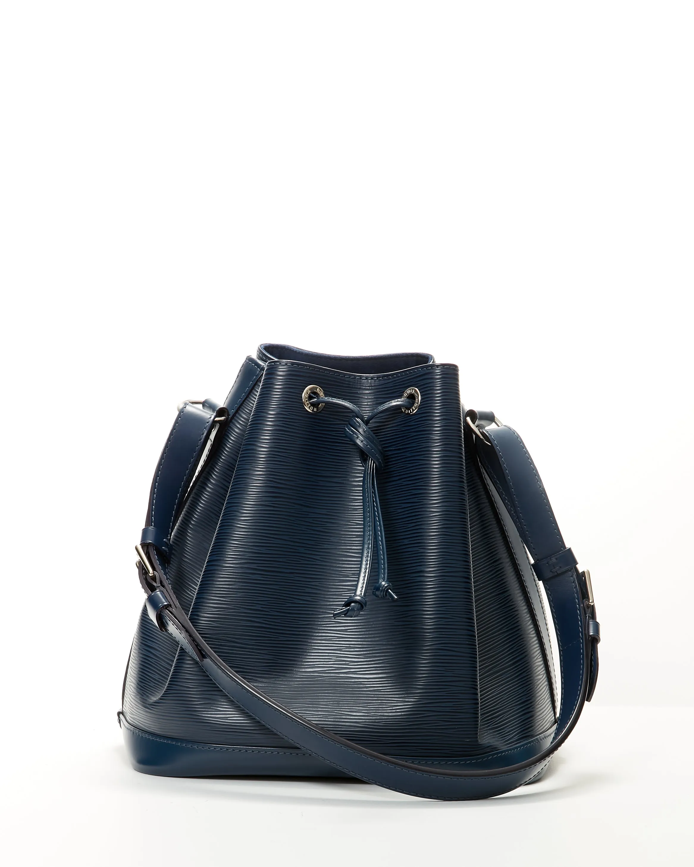 Louis Vuitton Blue Indigo Petit Epi Noe Bucket Bag