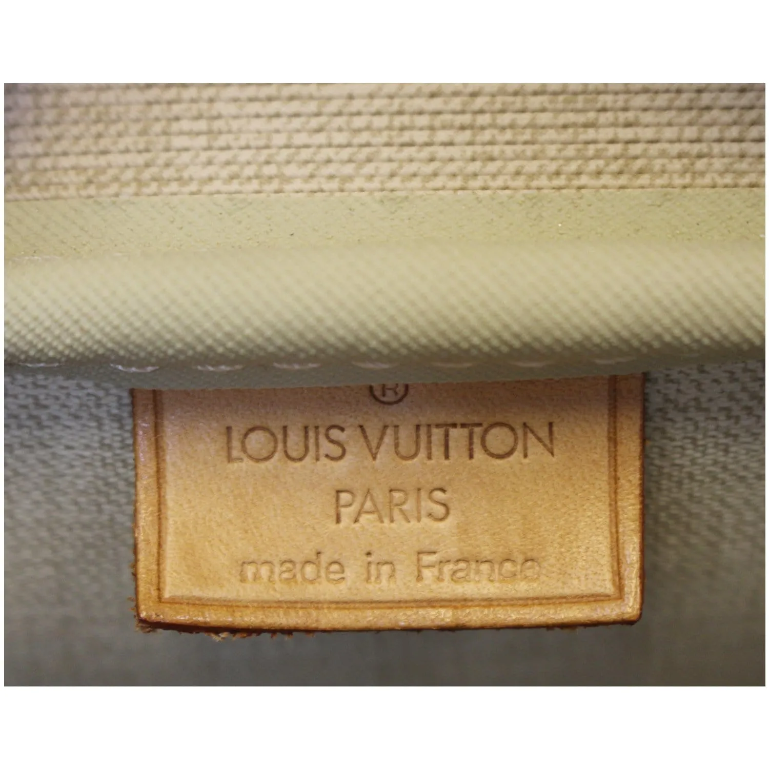 LOUIS VUITTON Deauville Monogram Canvas Boston Satchel Bag Brown