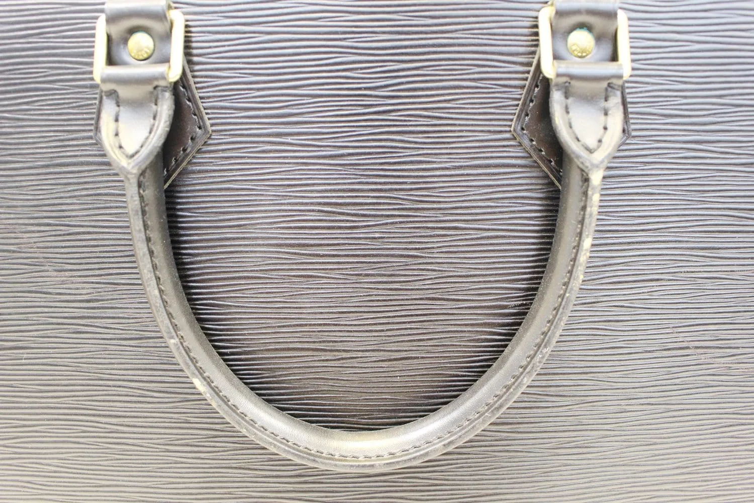 LOUIS VUITTON Epi Leather Black Sac Plat Satchel Bag - Last Call