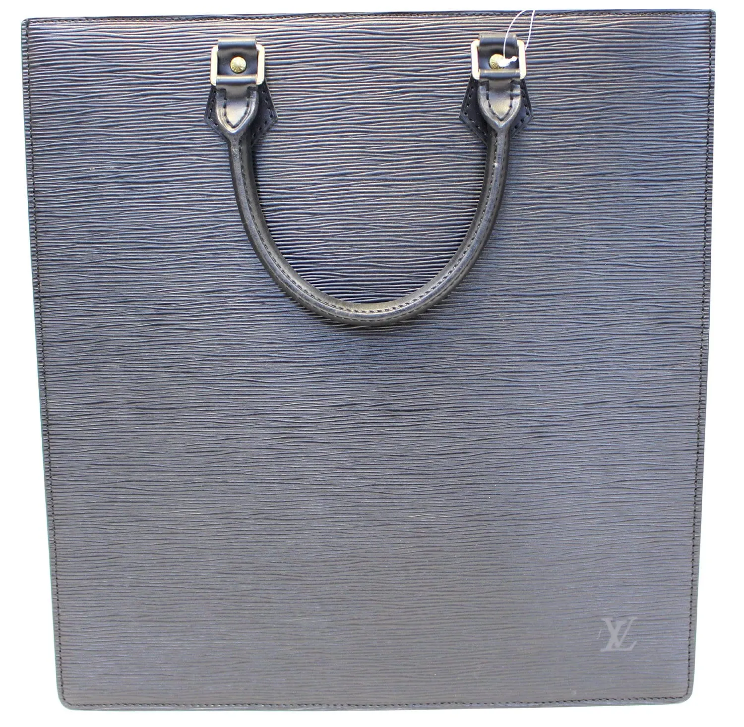 LOUIS VUITTON Epi Leather Black Sac Plat Satchel Bag - Last Call