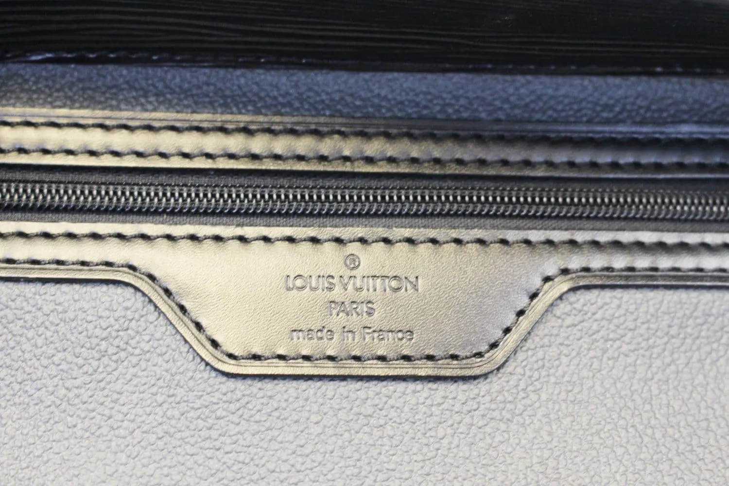 LOUIS VUITTON Epi Leather Black Sac Plat Satchel Bag - Last Call