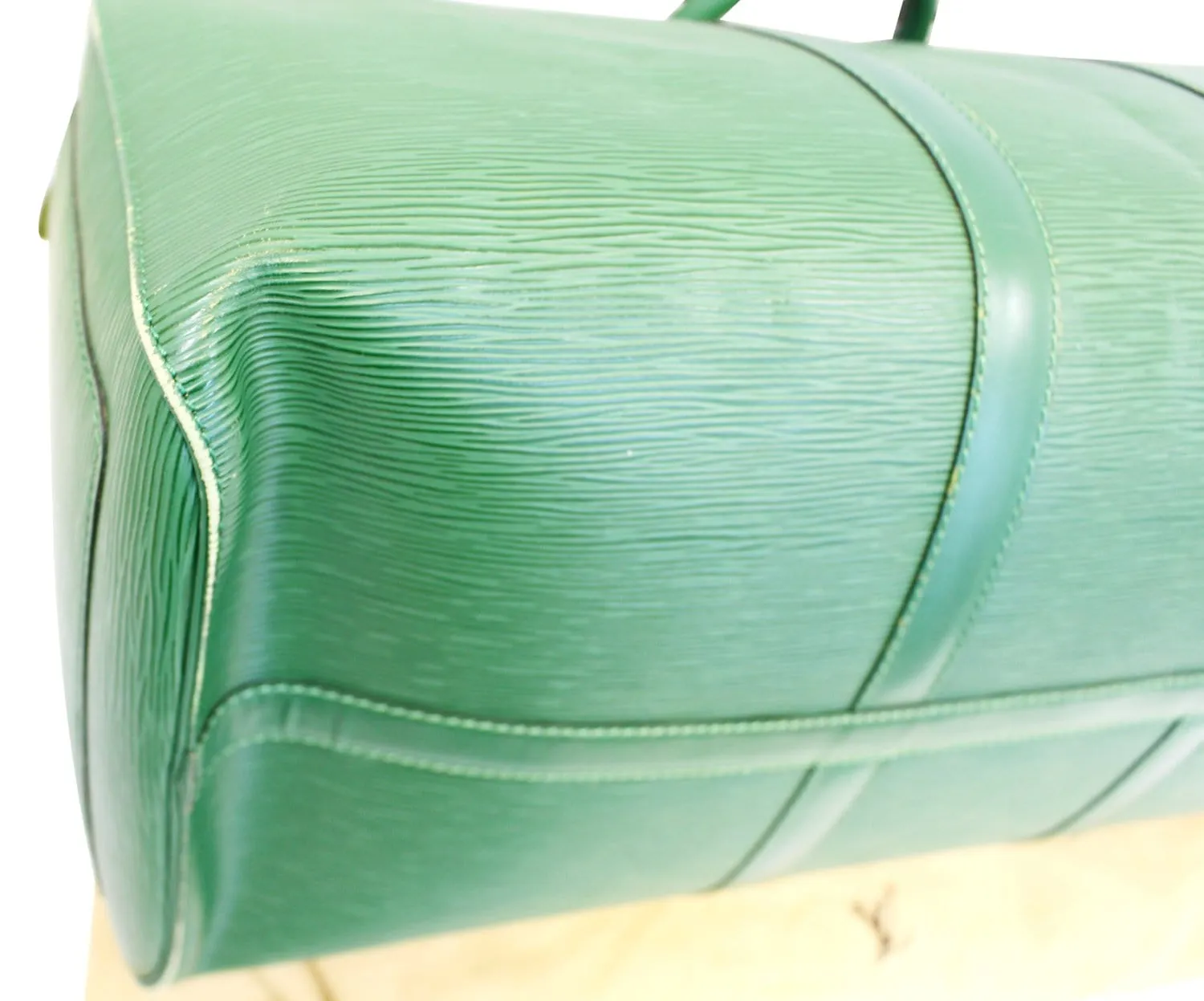 LOUIS VUITTON Epi Leather Green Keepall 50 Boston Satchel Bag - Sale