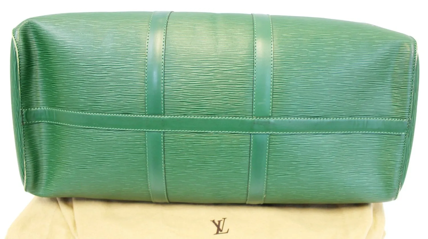LOUIS VUITTON Epi Leather Green Keepall 50 Boston Satchel Bag - Sale