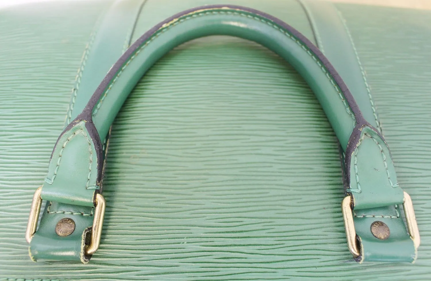 LOUIS VUITTON Epi Leather Green Keepall 50 Boston Satchel Bag - Sale