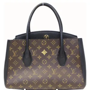 LOUIS VUITTON Florine Monogram Canvas Shoulder Bag Black - 20% OFF