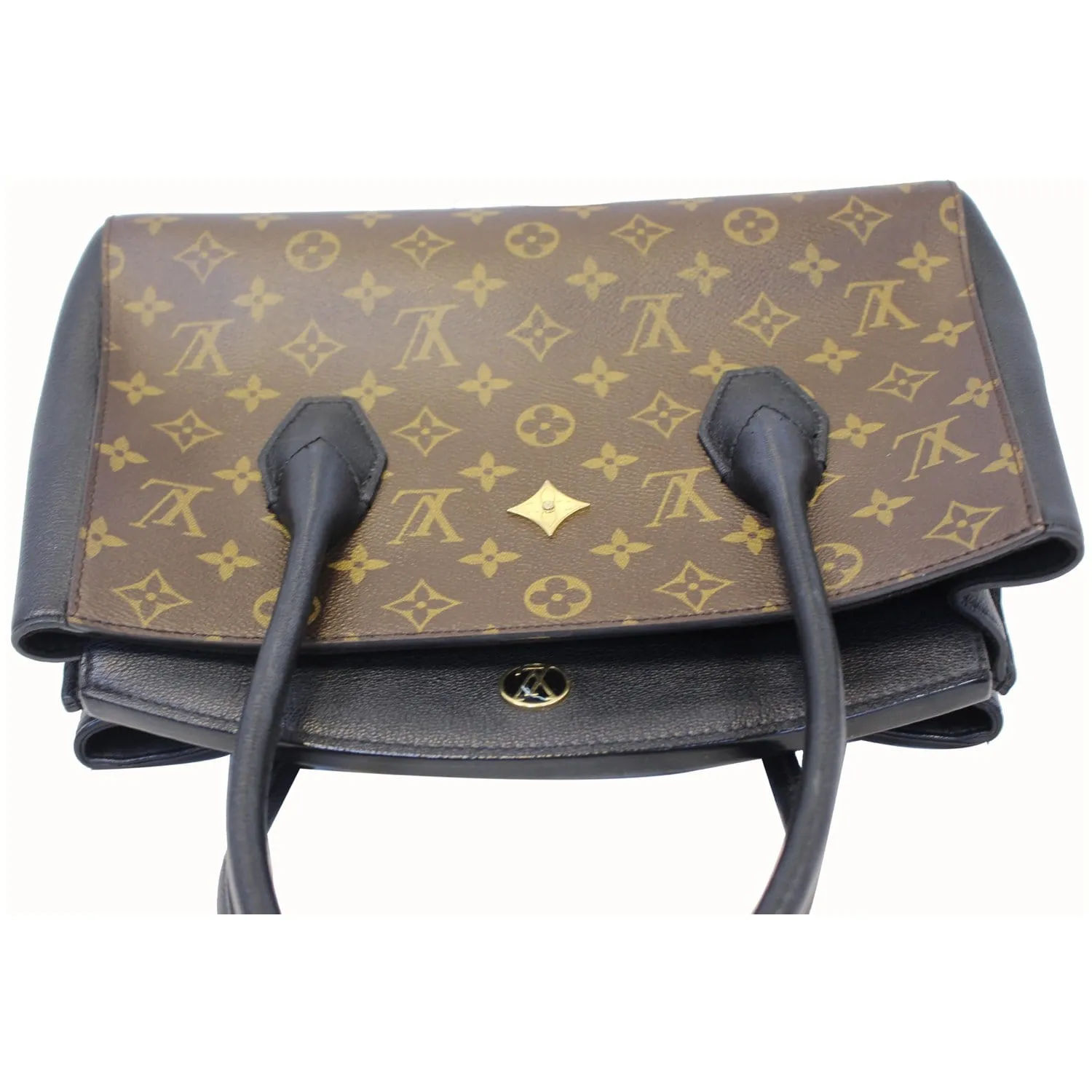 LOUIS VUITTON Florine Monogram Canvas Shoulder Bag Black - 20% OFF