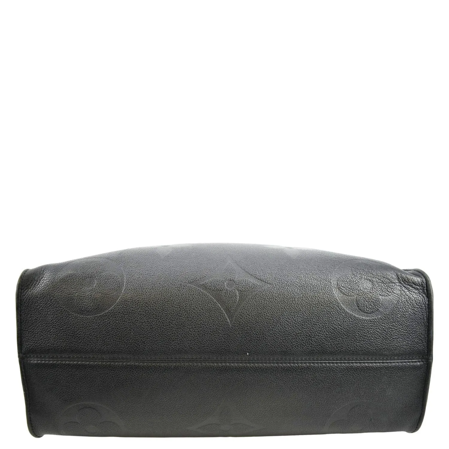 LOUIS VUITTON Onthego GM Monogram Empreinte Leather Tote Bag Black