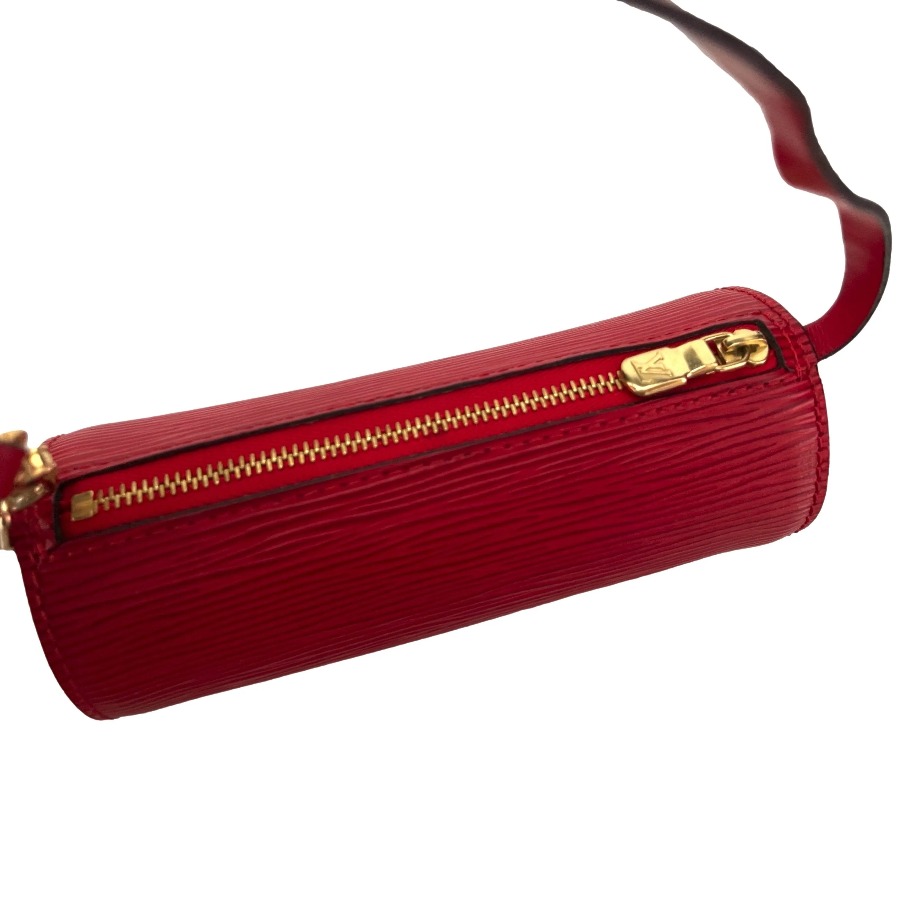 Louis Vuitton Red Epi Micro Cylinder Bag