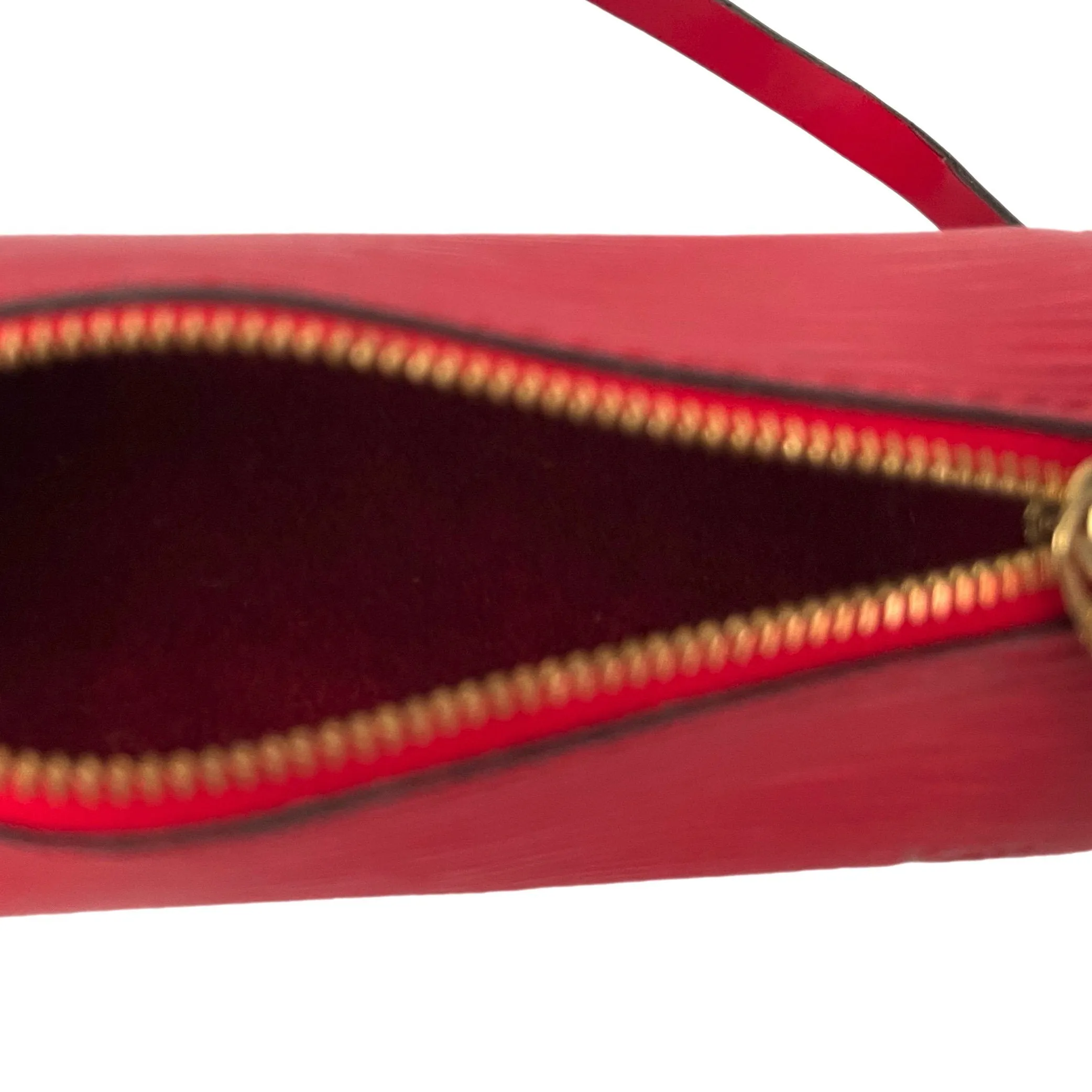 Louis Vuitton Red Epi Micro Cylinder Bag