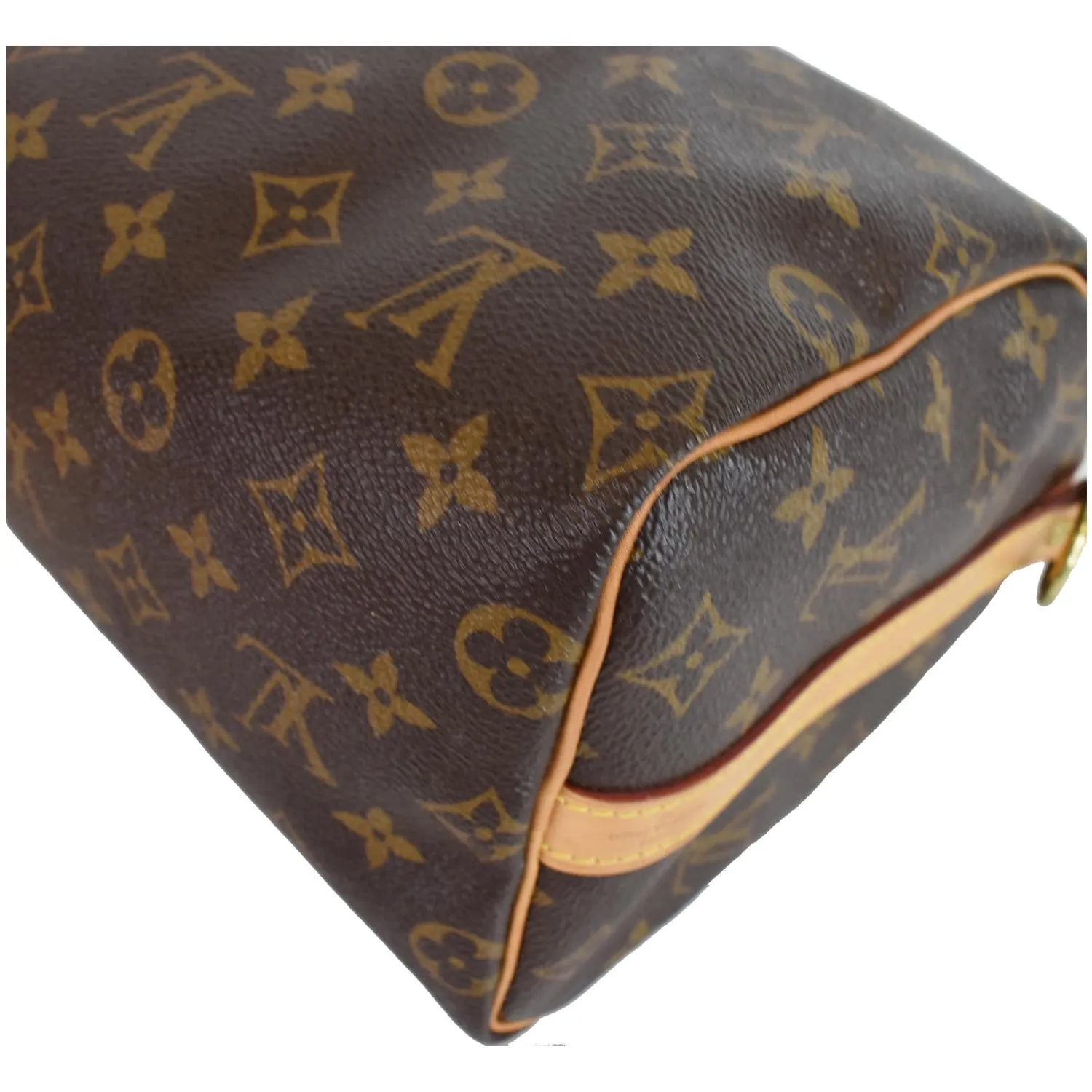 LOUIS VUITTON Speedy 25 Bandouliere Monogram Canvas Shoulder Bag Brown