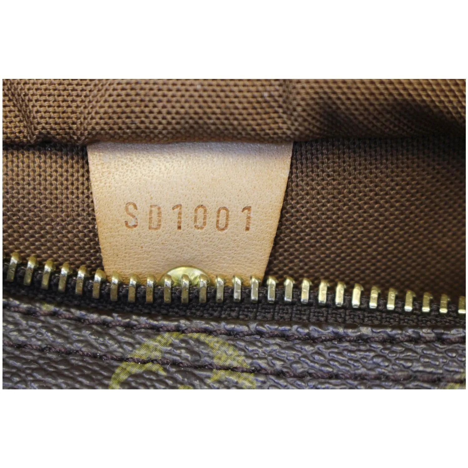 LOUIS VUITTON Speedy 25 Monogram Canvas Satchel Bag Brown