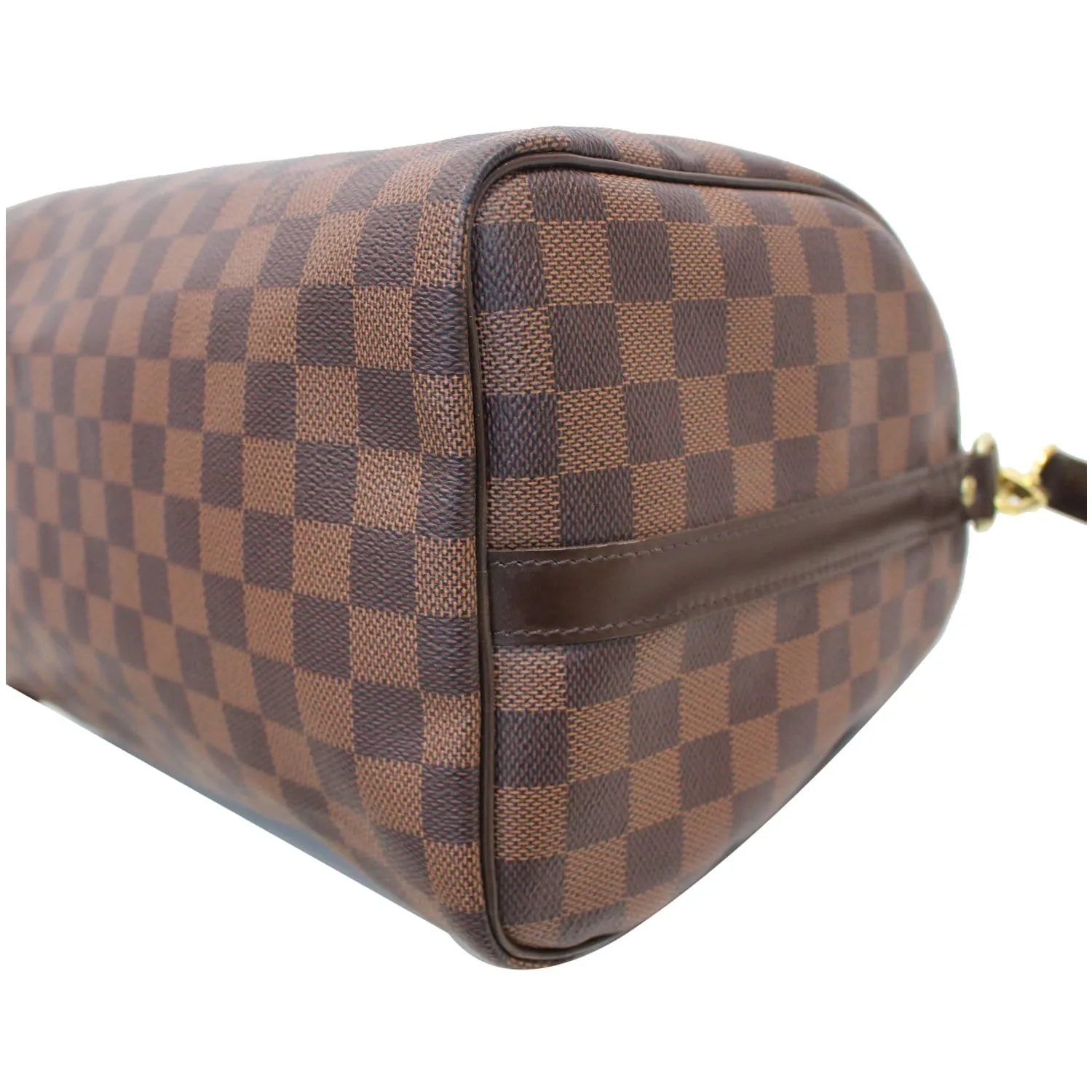 LOUIS VUITTON Speedy 30 Bandouliere Damier Ebene Shoulder Bag Brown