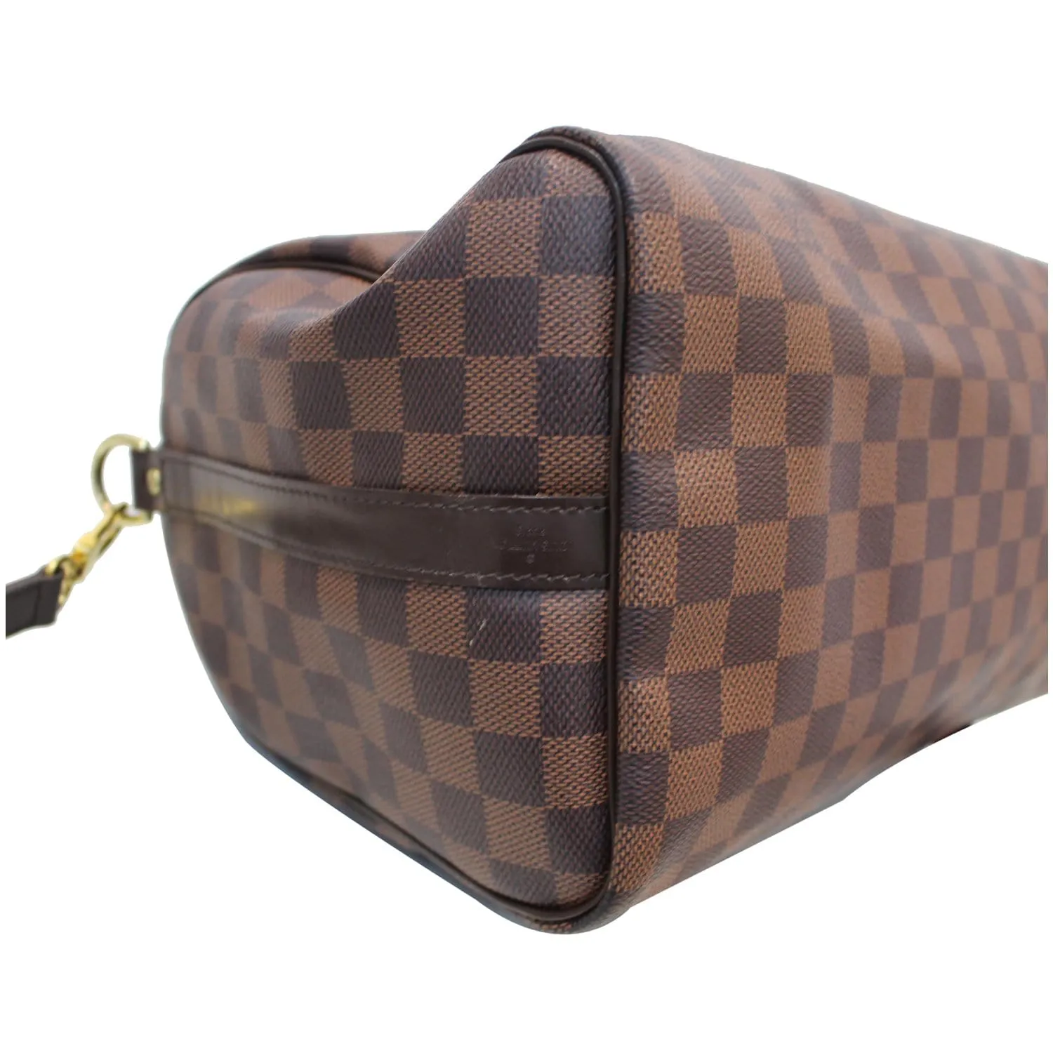 LOUIS VUITTON Speedy 30 Bandouliere Damier Ebene Shoulder Bag Brown