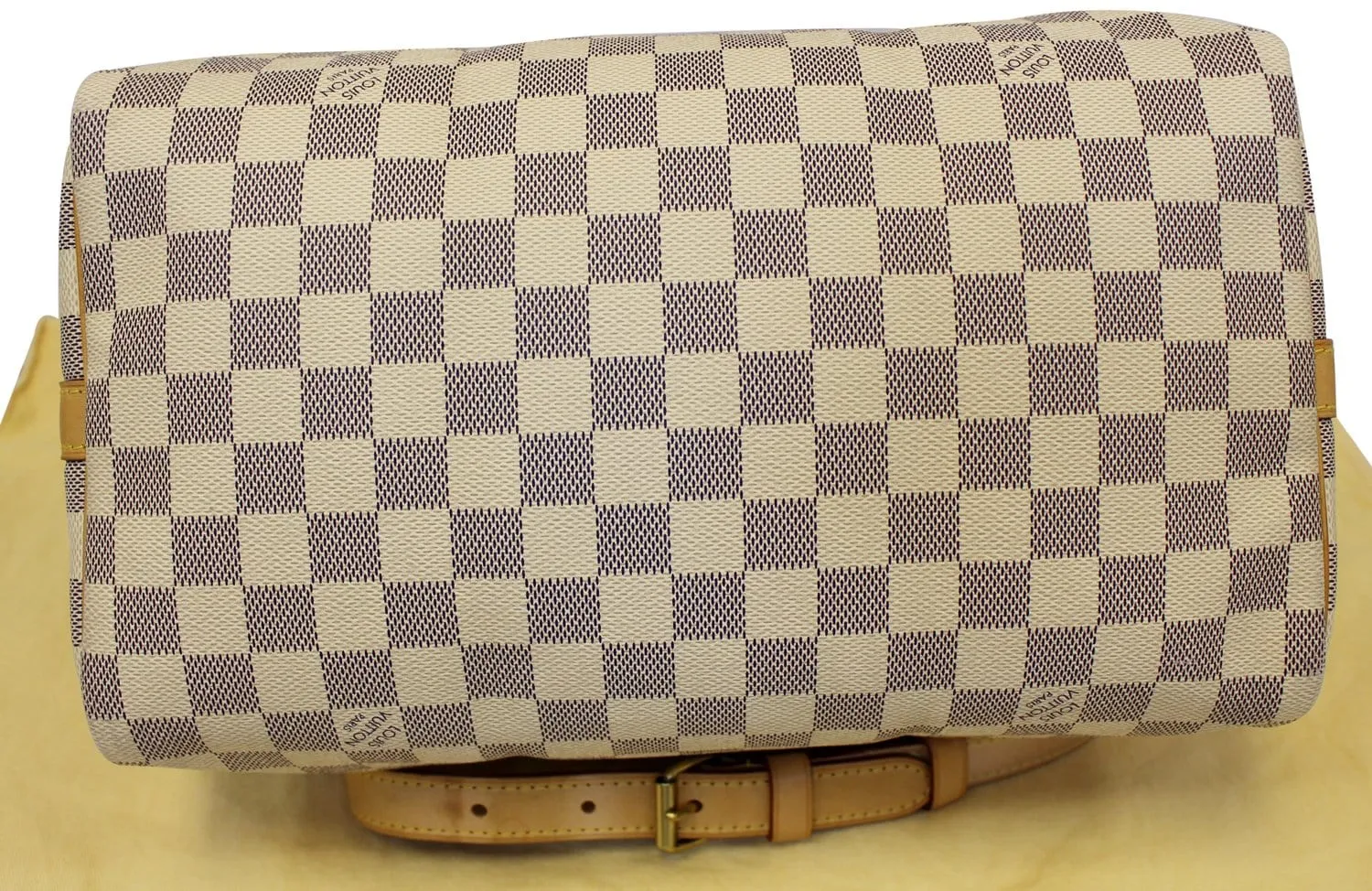 LOUIS VUITTON Speedy 30 Damier Azur  Bandouliere Satchel Bag