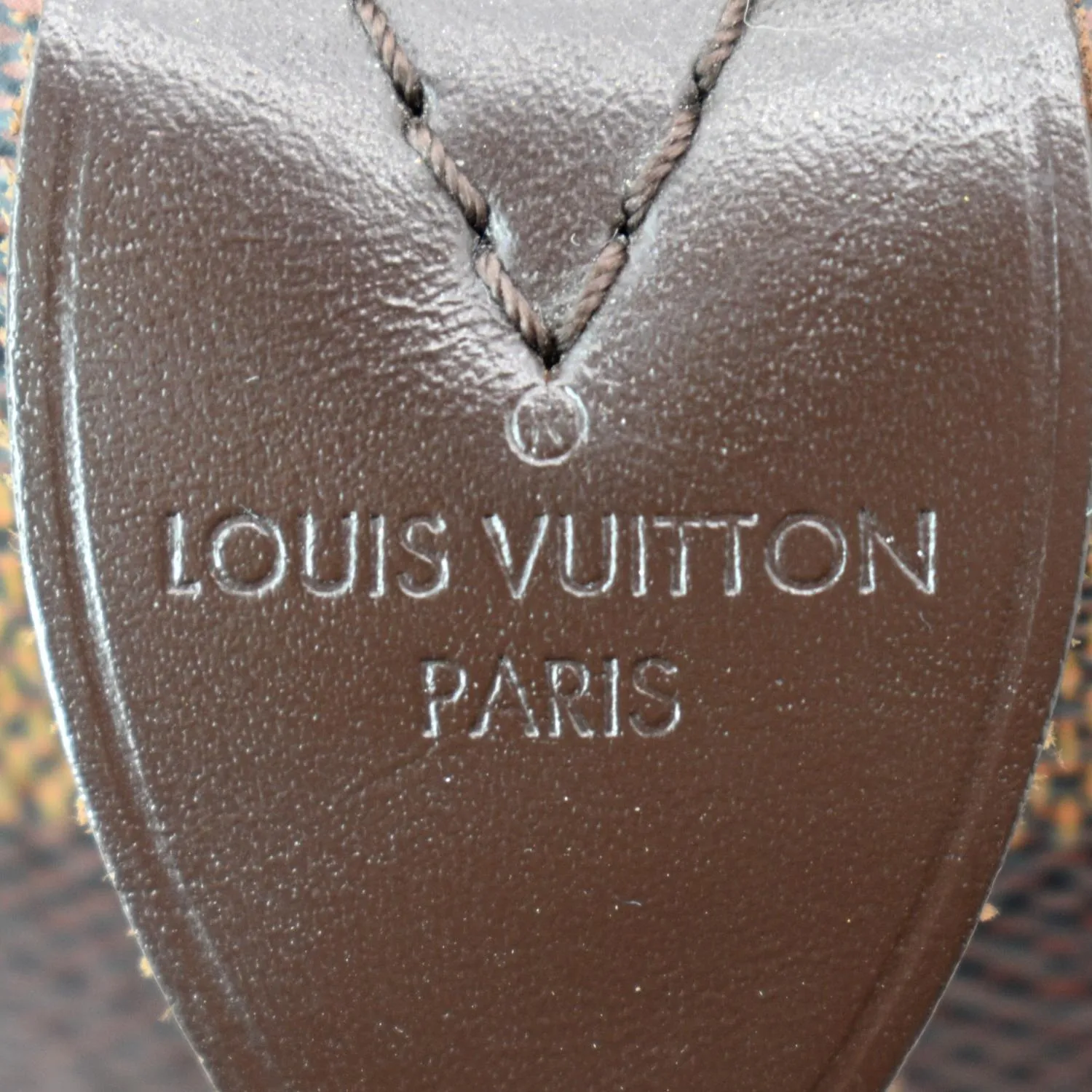LOUIS VUITTON  Speedy 35 Damier Ebene Satchel Bag Brown