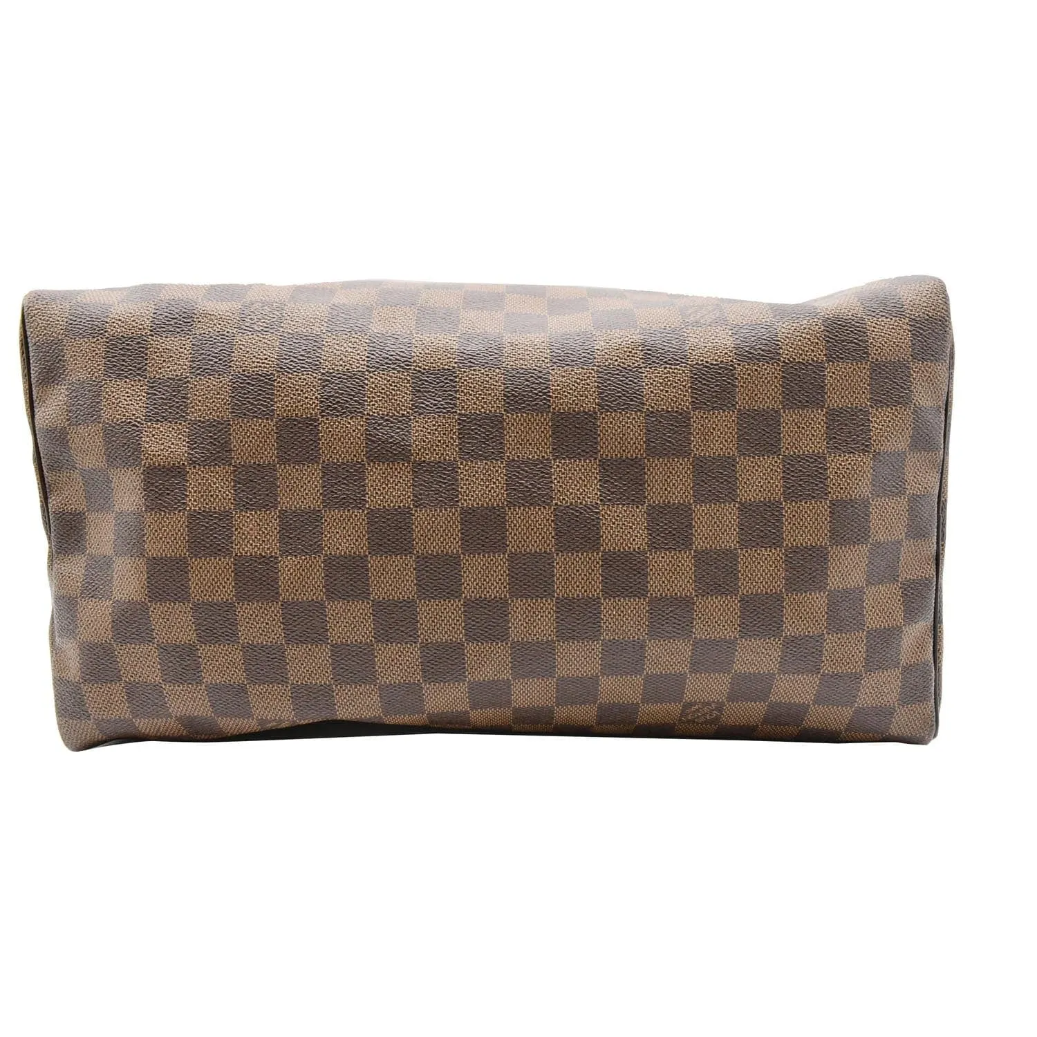 LOUIS VUITTON Speedy 35 Damier Ebene Satchel Bag Brown