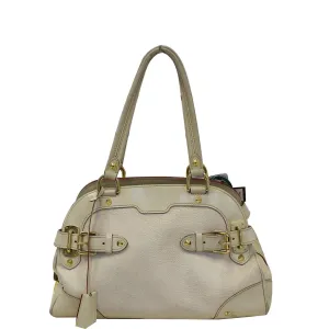LOUIS VUITTON Suhali Le Radieux White Leather Satchel Bag - Last Call