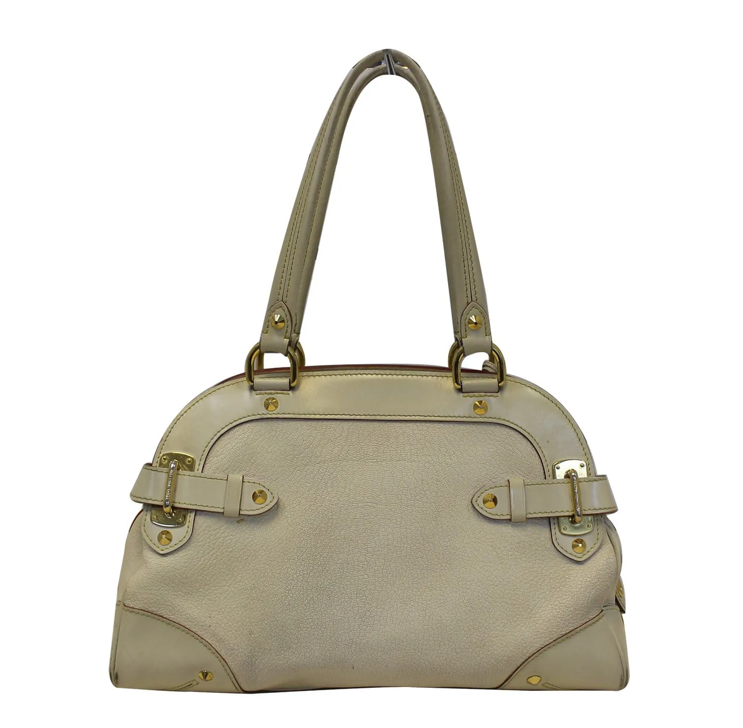 LOUIS VUITTON Suhali Le Radieux White Leather Satchel Bag - Last Call