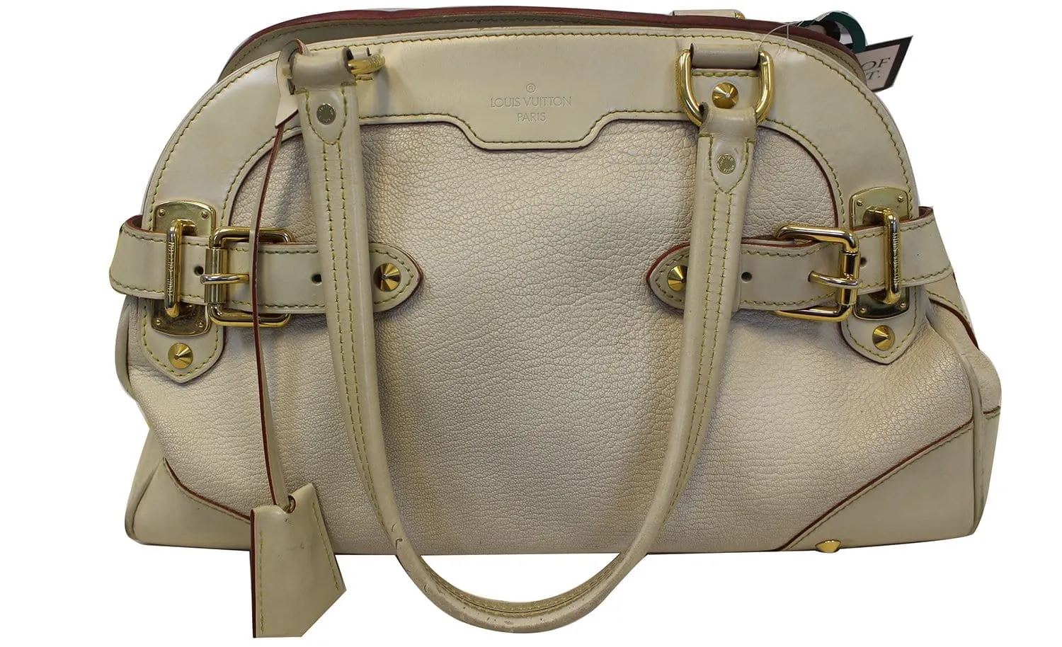 LOUIS VUITTON Suhali Le Radieux White Leather Satchel Bag - Last Call