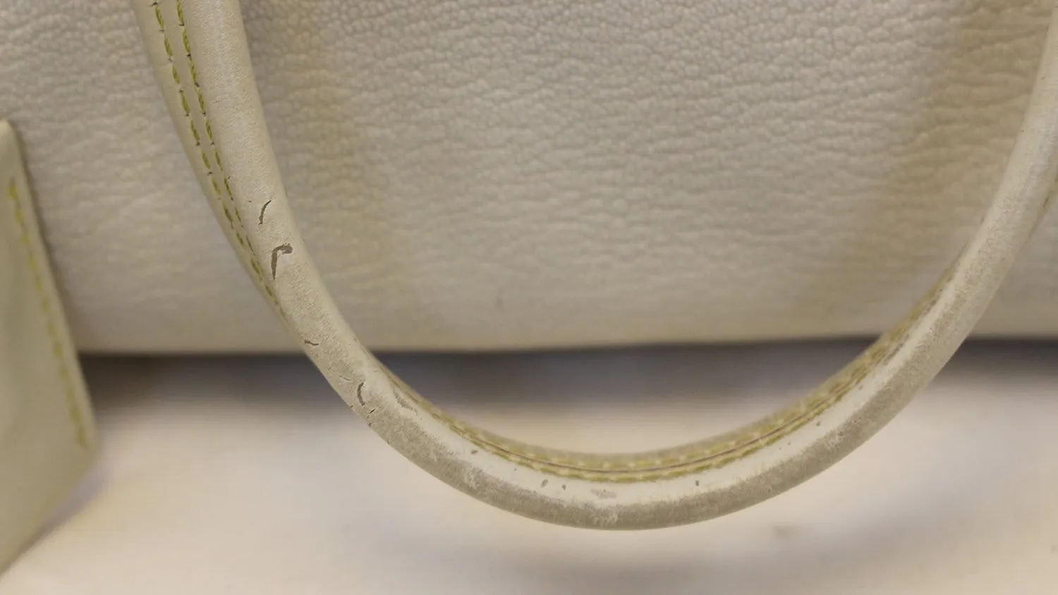 LOUIS VUITTON Suhali Le Radieux White Leather Satchel Bag - Last Call