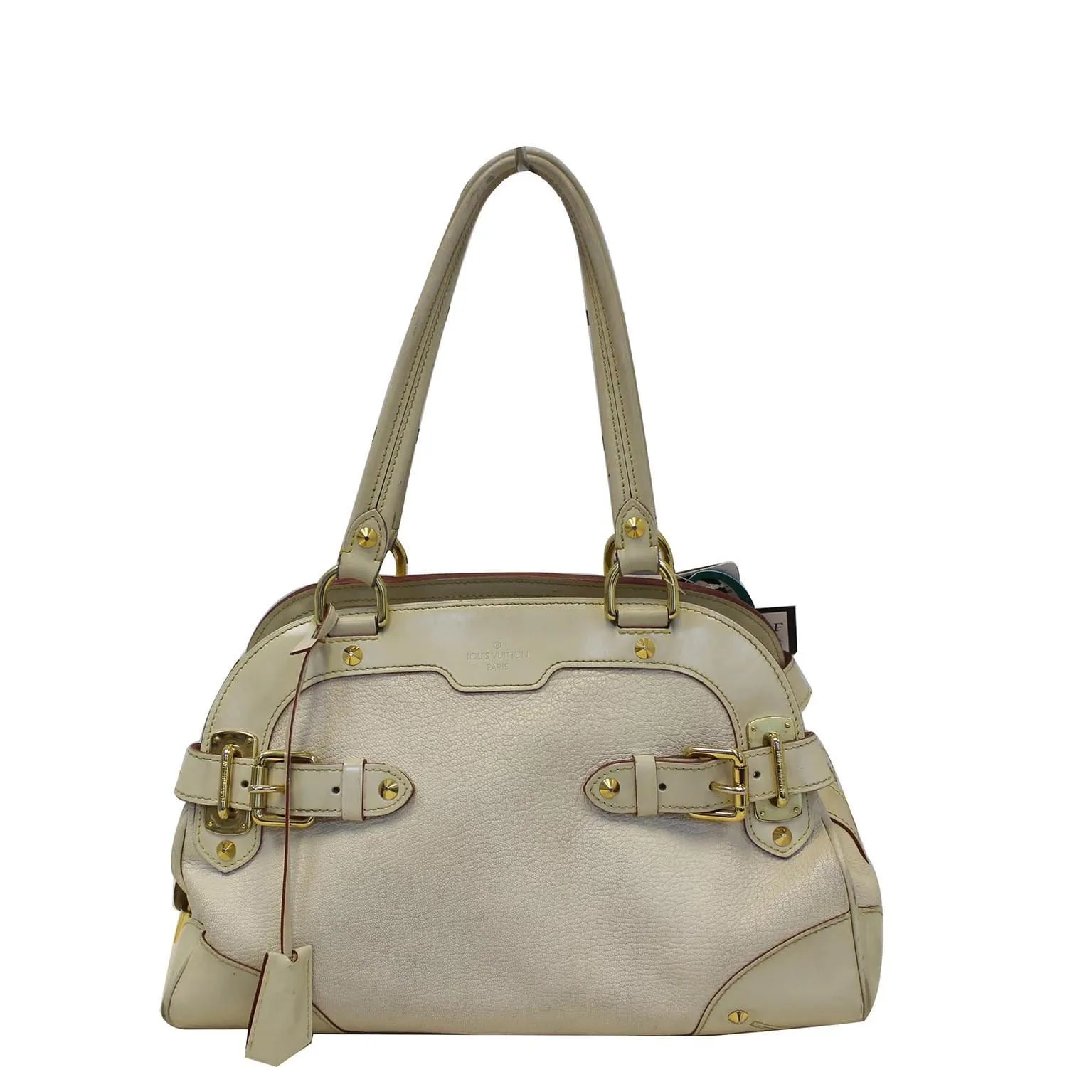 LOUIS VUITTON Suhali Le Radieux White Leather Satchel Bag - Last Call