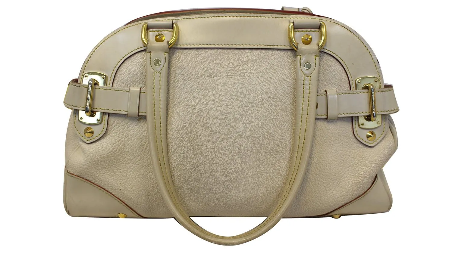 LOUIS VUITTON Suhali Le Radieux White Leather Satchel Bag - Last Call