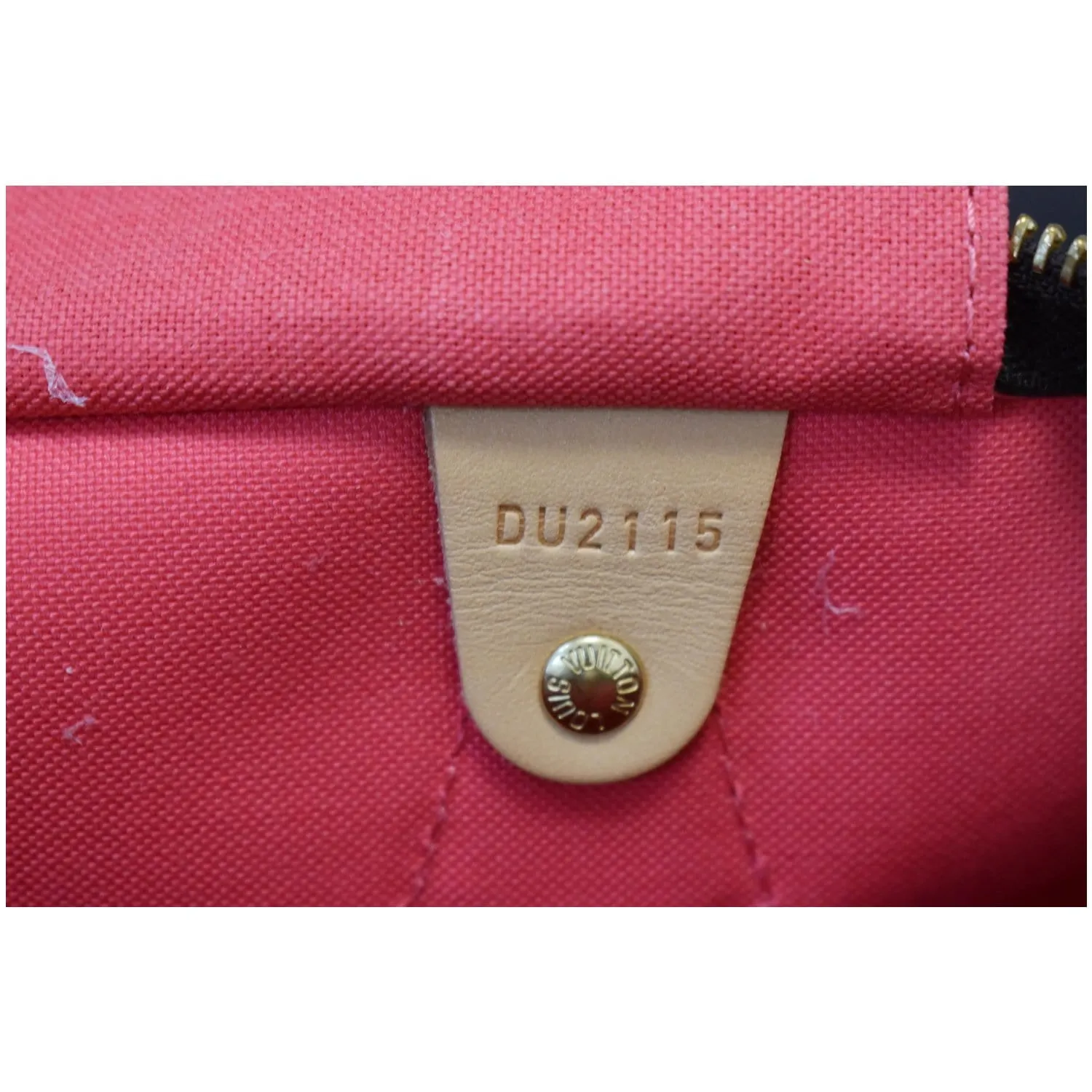 LOUIS VUITTON V Speedy 30 Grenade Monogram Satchel Bag Brown