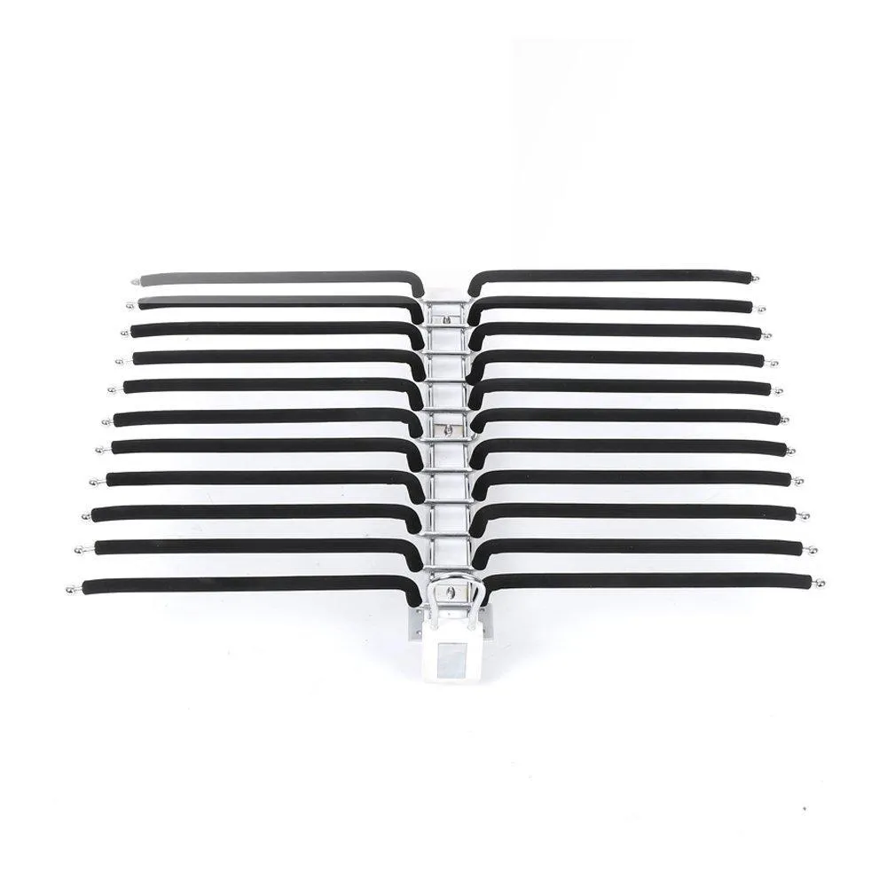 LUANT Pull out Closet Pants Hanger Bar Clothes Organizers with 22 Arms for Space Saving and Storage, 24-2/5" x 18"