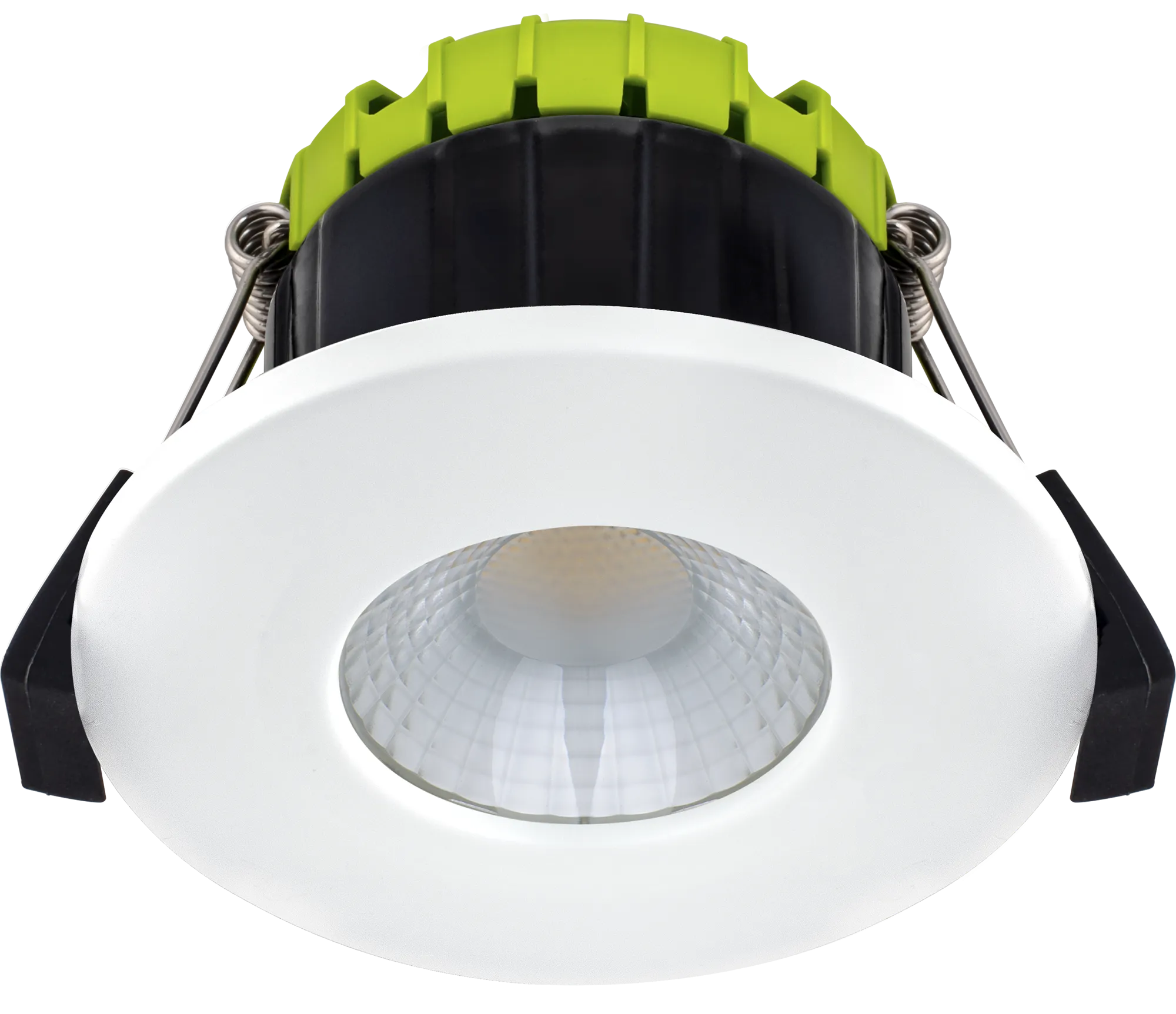 Luceco EFCF40W30 FType Fixed 4W Dimmable Warm White 3000K IP65 Fire Rated LED Downlight - White