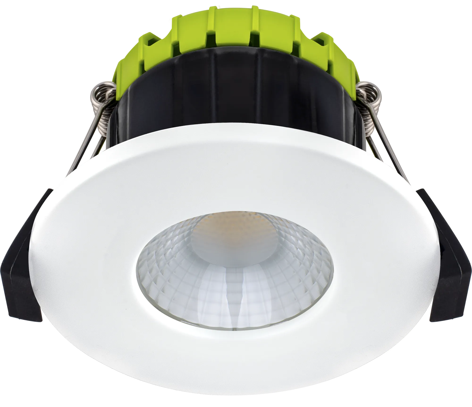 Luceco EFCF60W30 FType Compact Fixed 6W Warm White 3000K IP65 Fire Rated Downlight - White