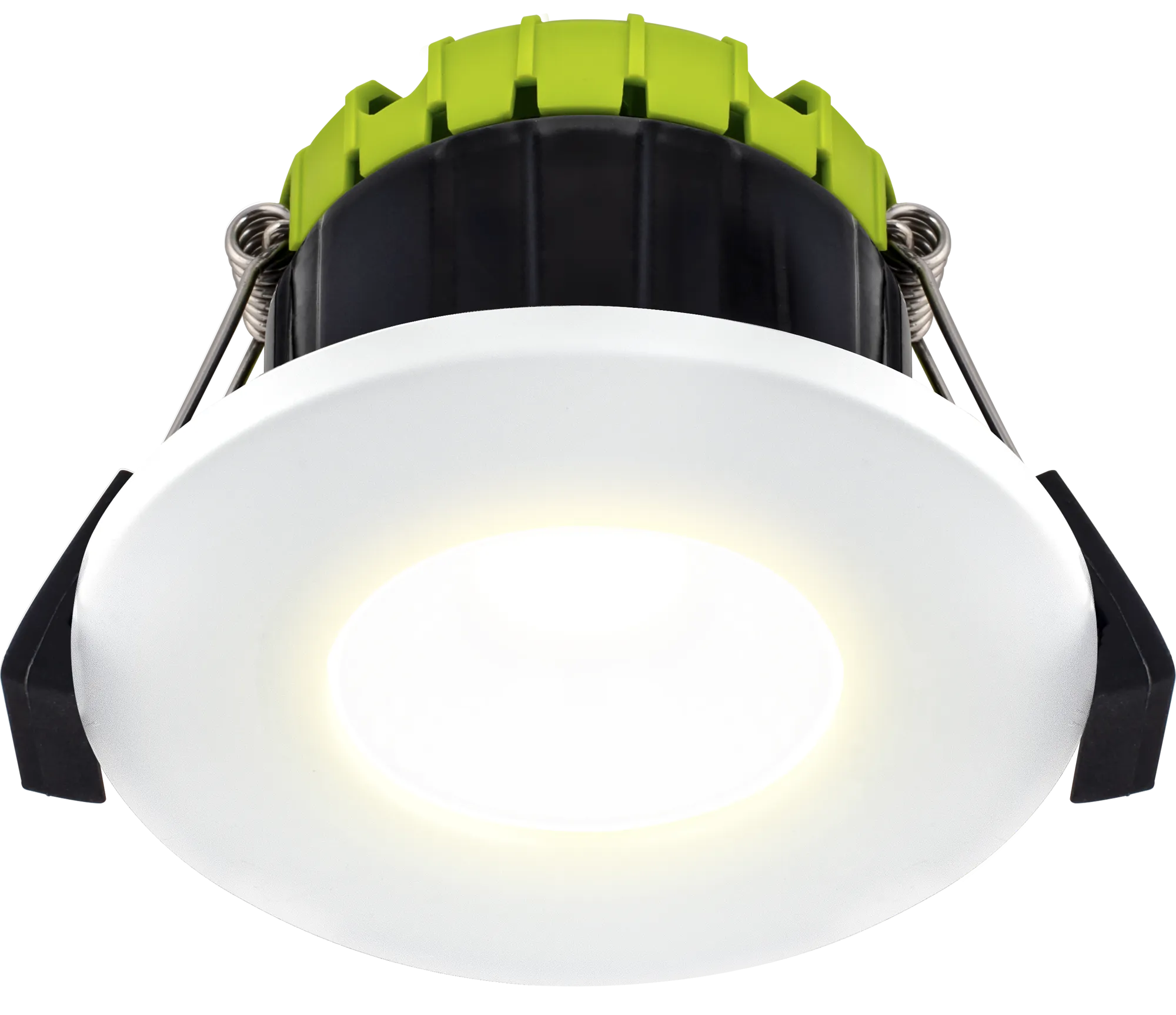 Luceco EFCF60W30 FType Compact Fixed 6W Warm White 3000K IP65 Fire Rated Downlight - White