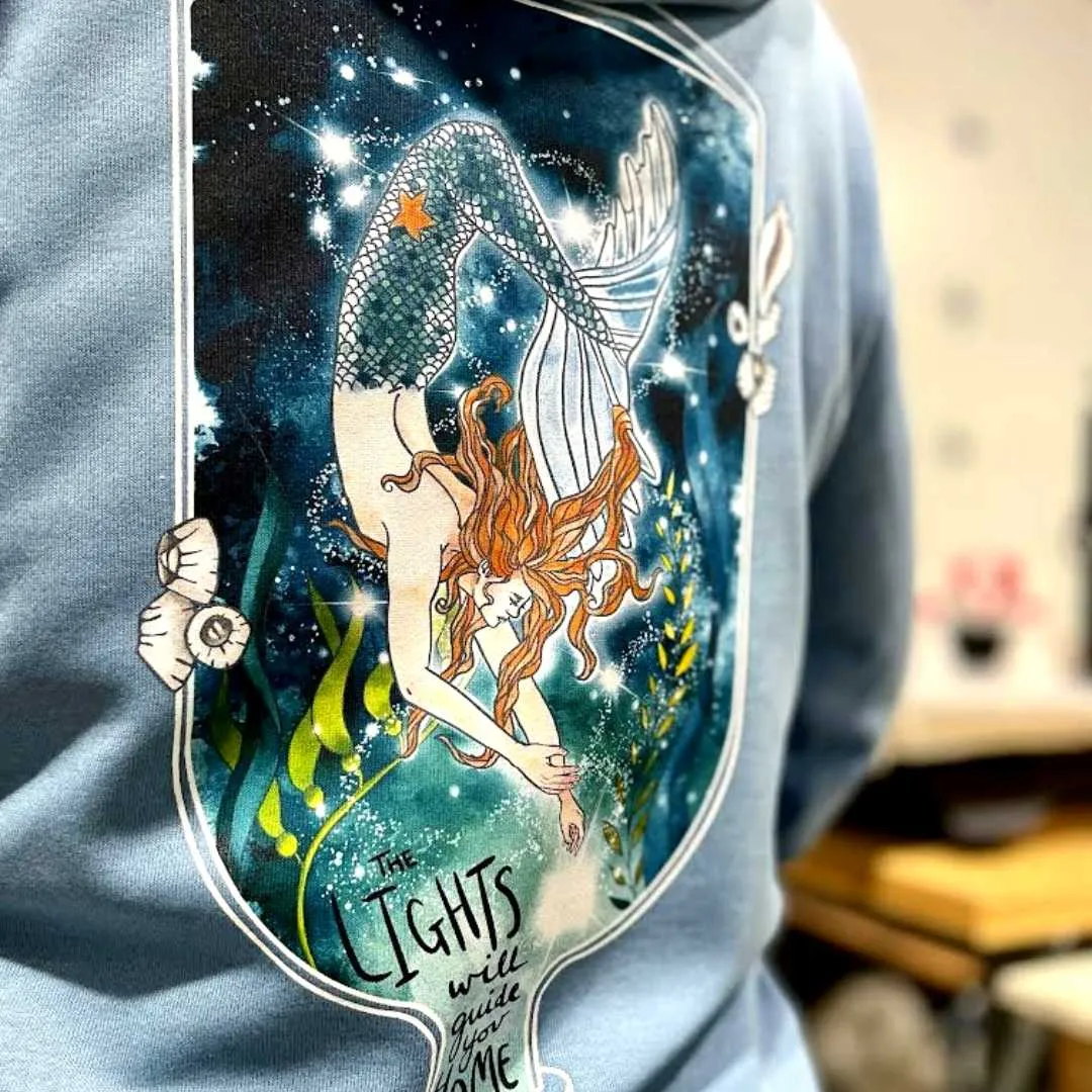 Luminary Mermaid Fleece Zip Hoodie