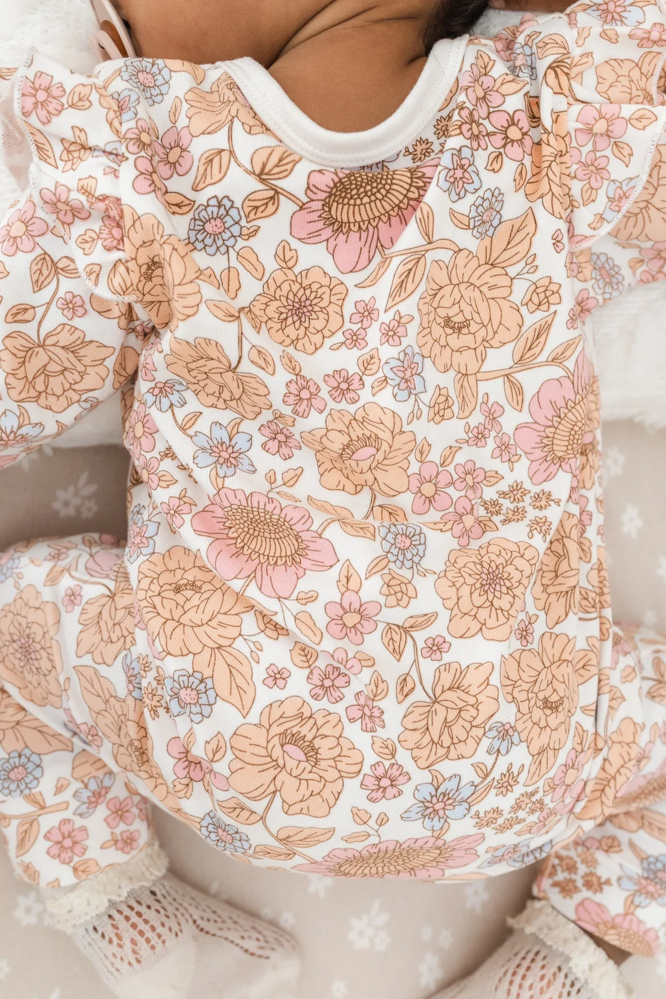 Luna   Luca Floral Jumpsuit   Bow