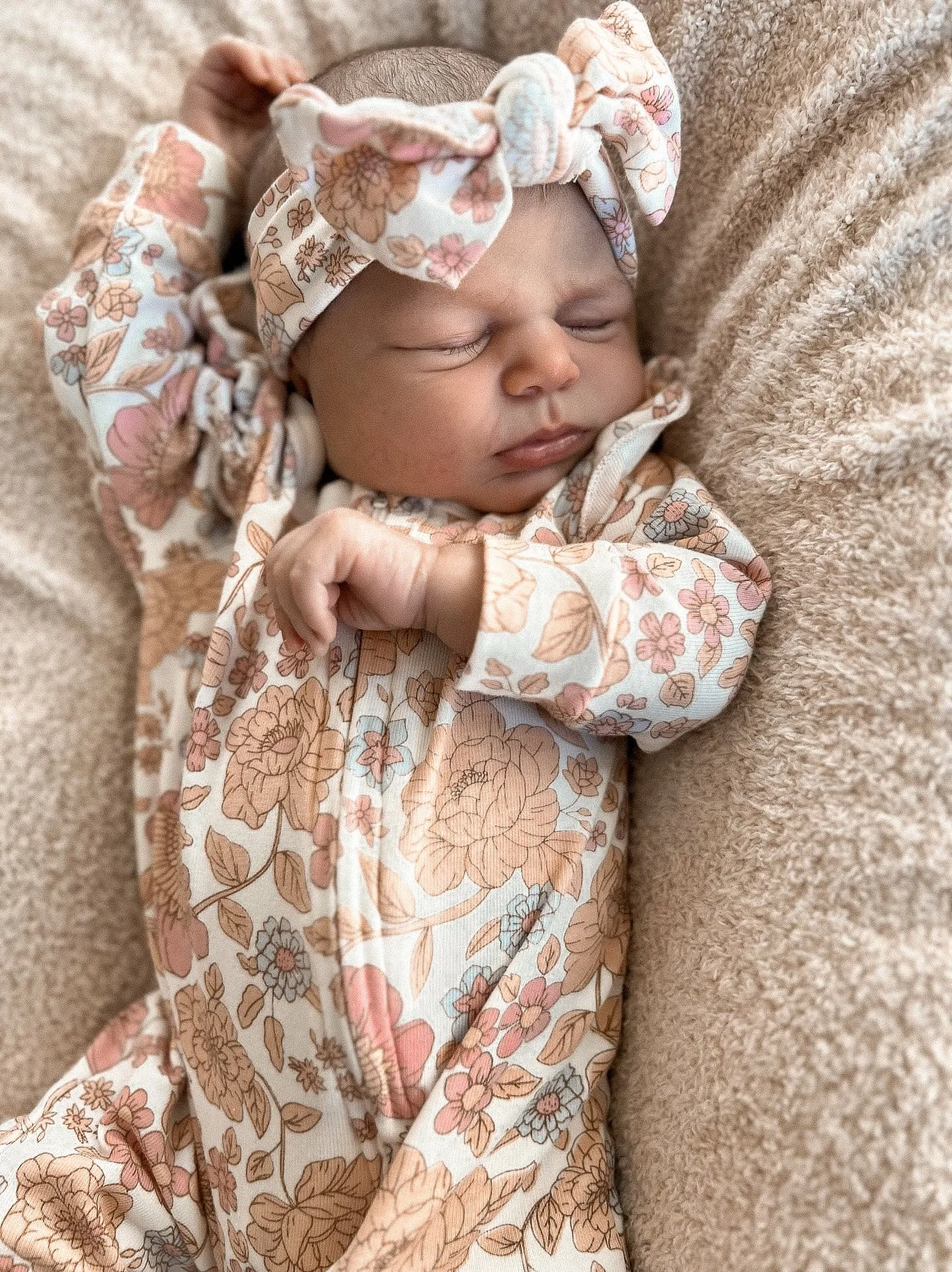 Luna   Luca Floral Jumpsuit   Bow