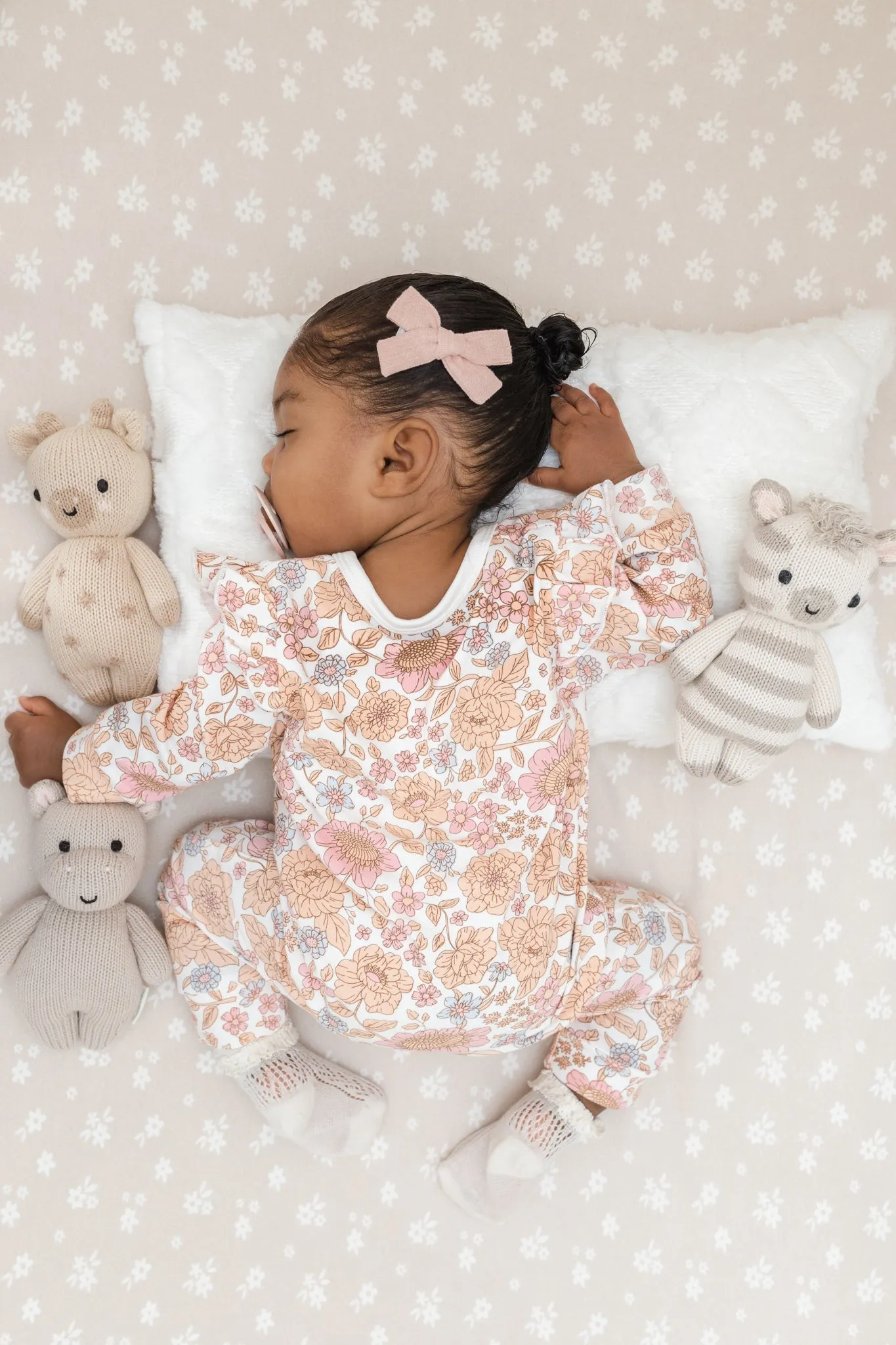 Luna   Luca Floral Jumpsuit   Bow