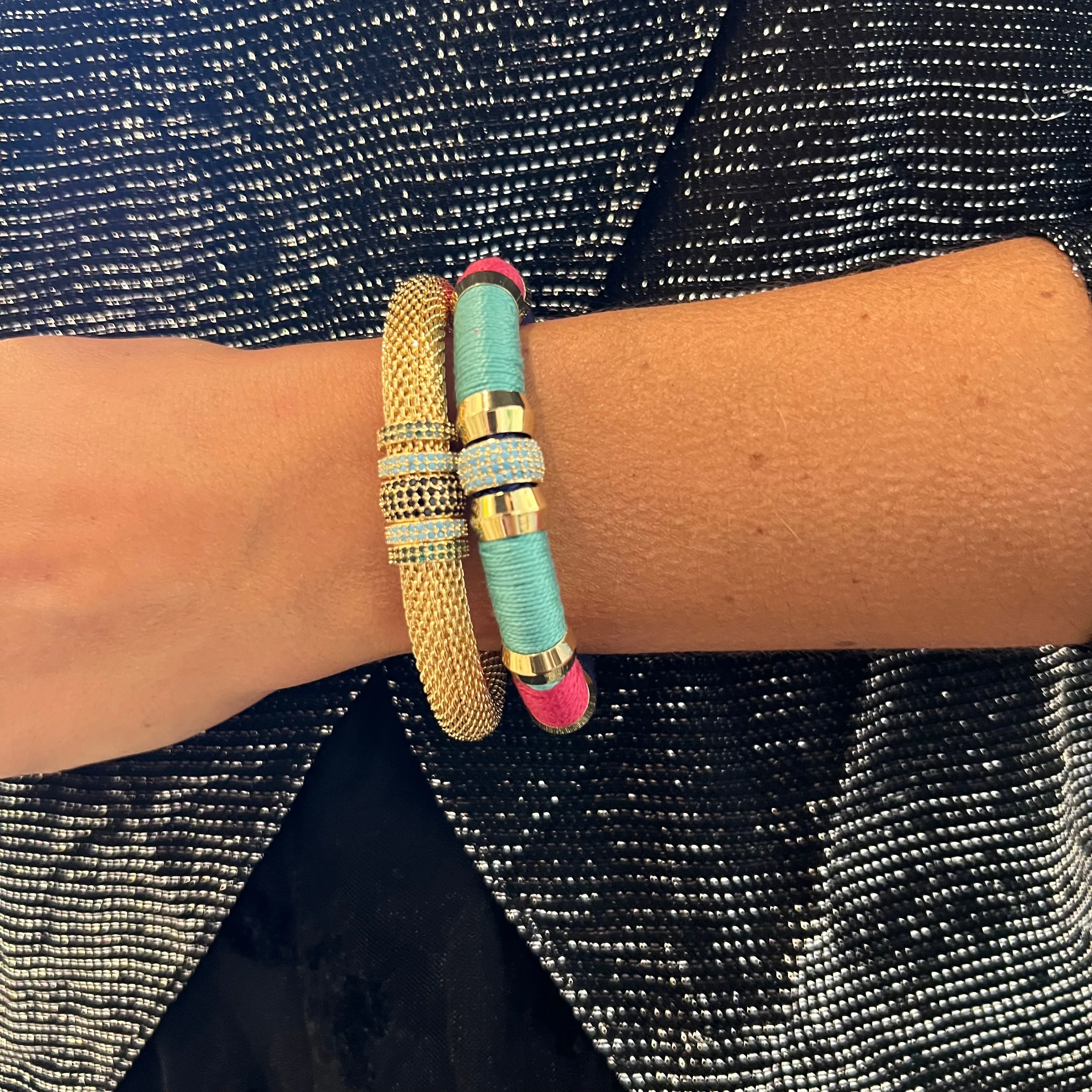 Luxe Colorblock Bracelet Marrakesh