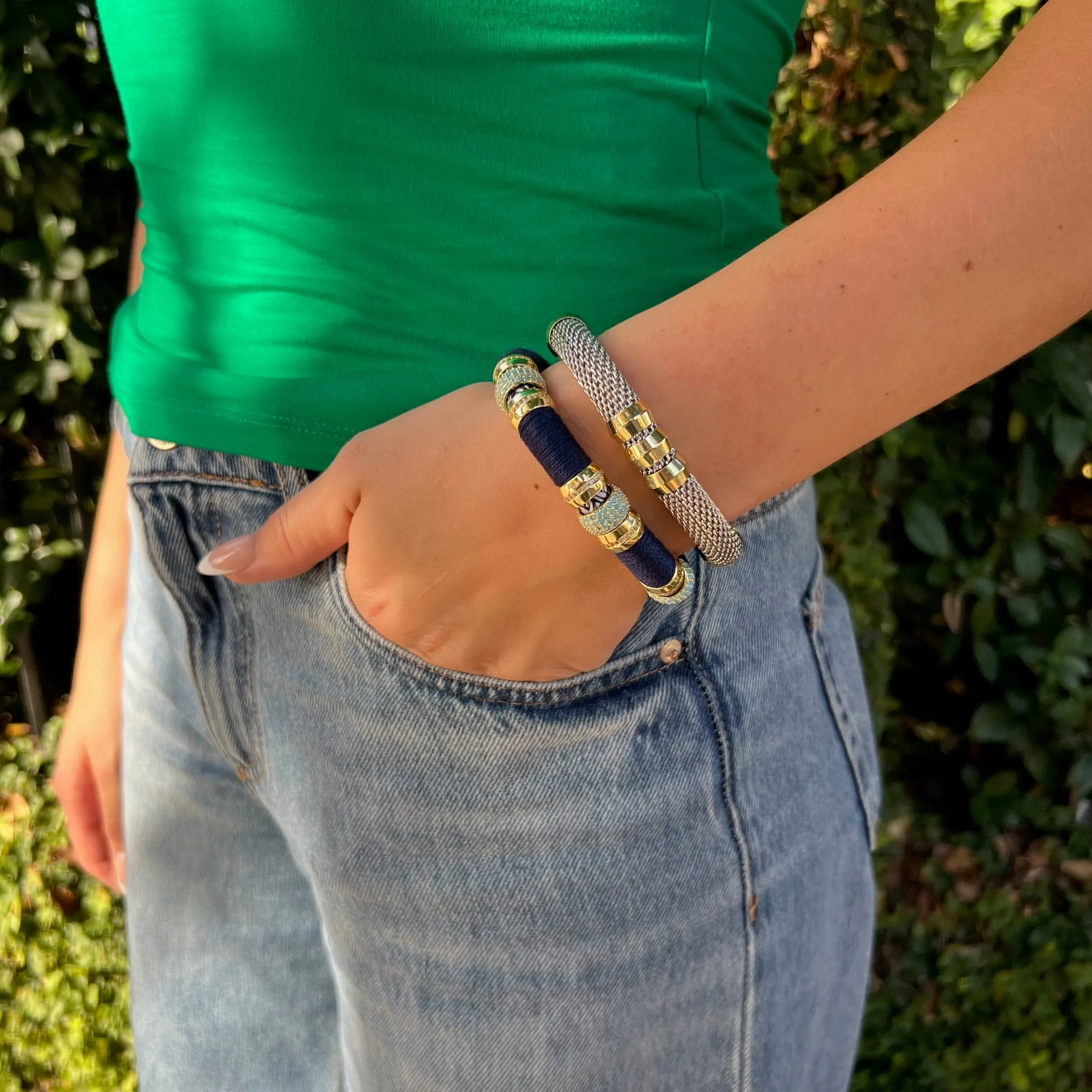 Luxe Colorblock Bracelet Mykonos